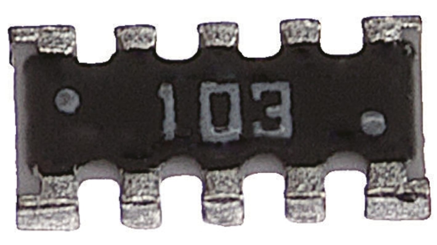 KOA, CNK 1kΩ ±5% Isolated Resistor Array, 4 Resistors, 0804 (2010M), Convex