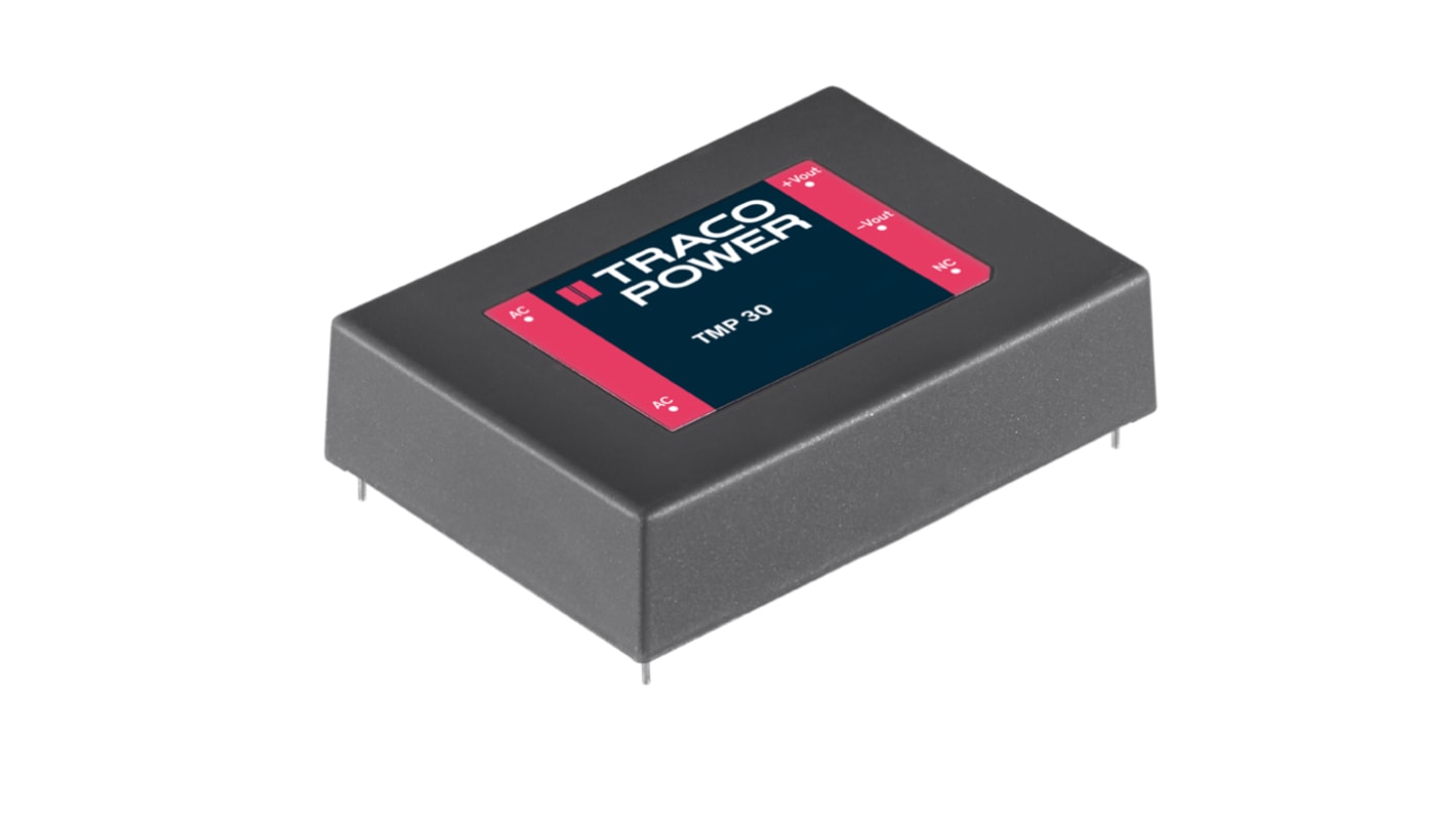 TRACOPOWER 30W Switch-mode strømforsyninger 1 udgang, 5V dc