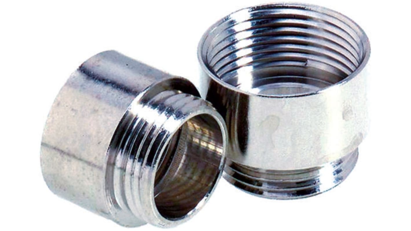 Lapp Cable Gland Adaptor, M32 Exterior Thread, M40 Interior Thread, Nickel Plated Brass, SKINDICHT Series