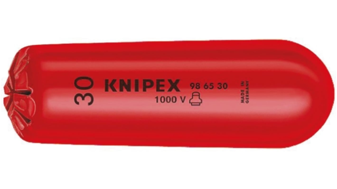 Knipex 20mm (belső átmérő) Kábelburkolat 100mm hosszú, Vörös