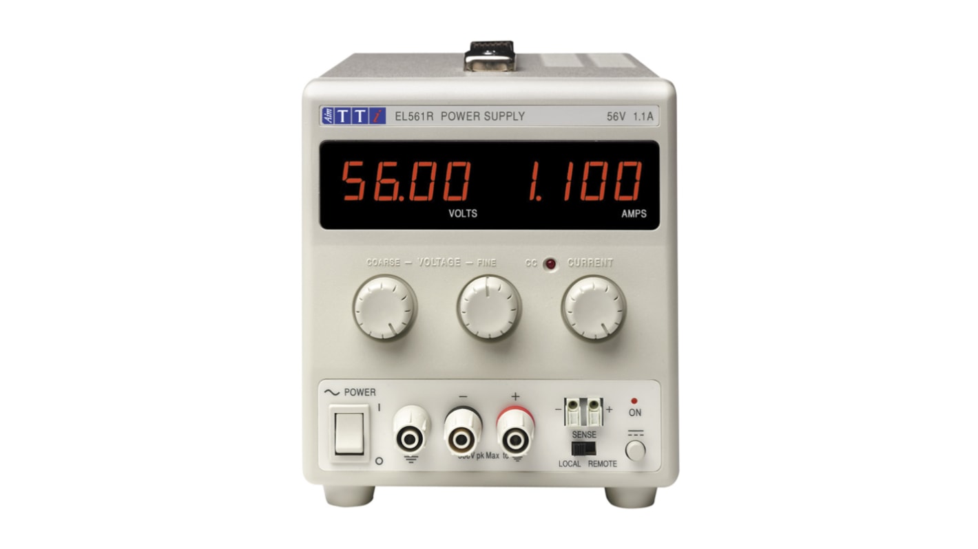 Aim-TTi EL-R Series Digital Bench Power Supply, 0 → 56V, 0 → 1.1A, 1-Output, 60W - UKAS Calibrated