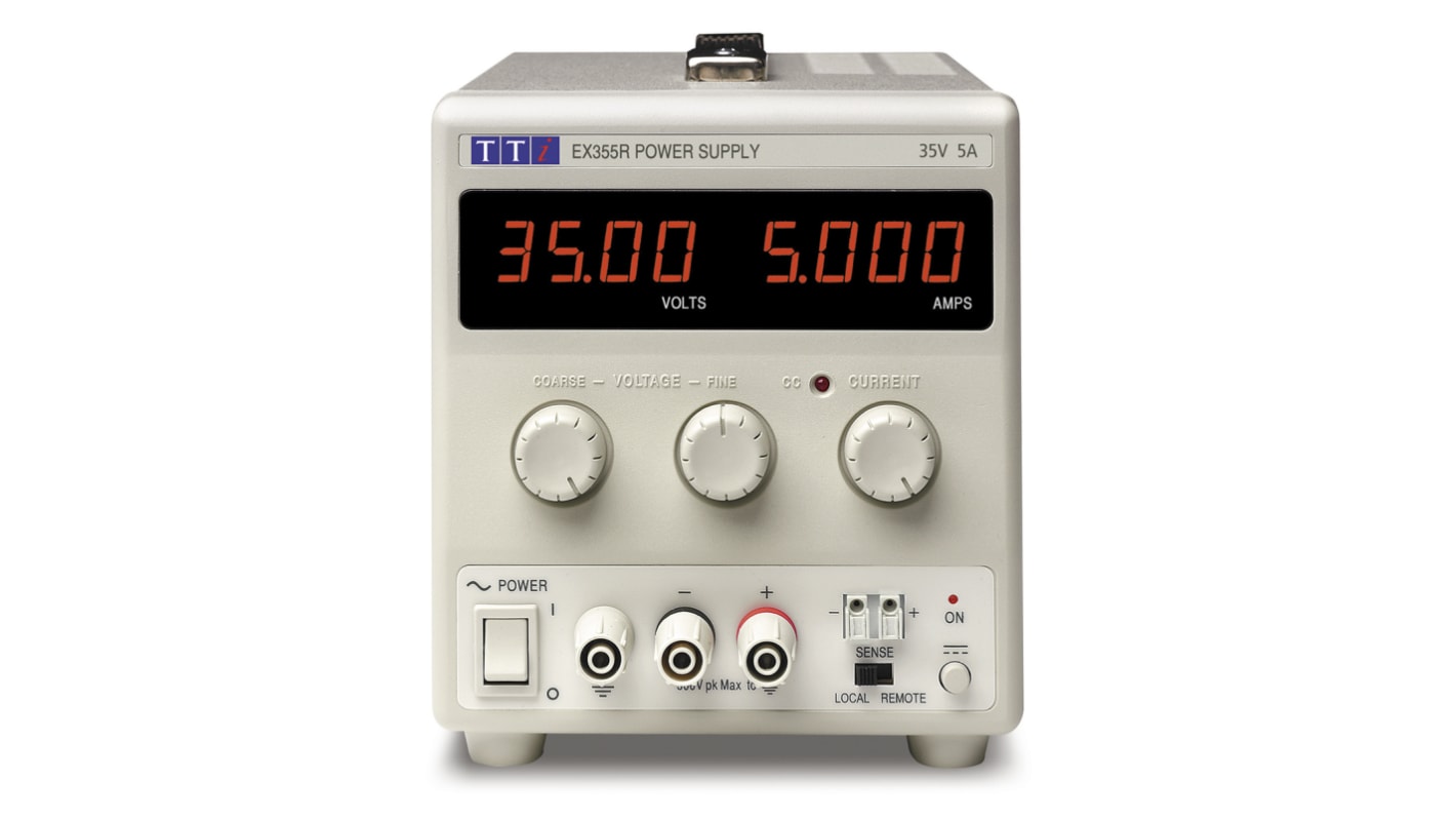 Aim-TTi EX-R Series Digital Bench Power Supply, 0 → 35V, 0 → 5A, 1-Output, 175W - RS Calibrated