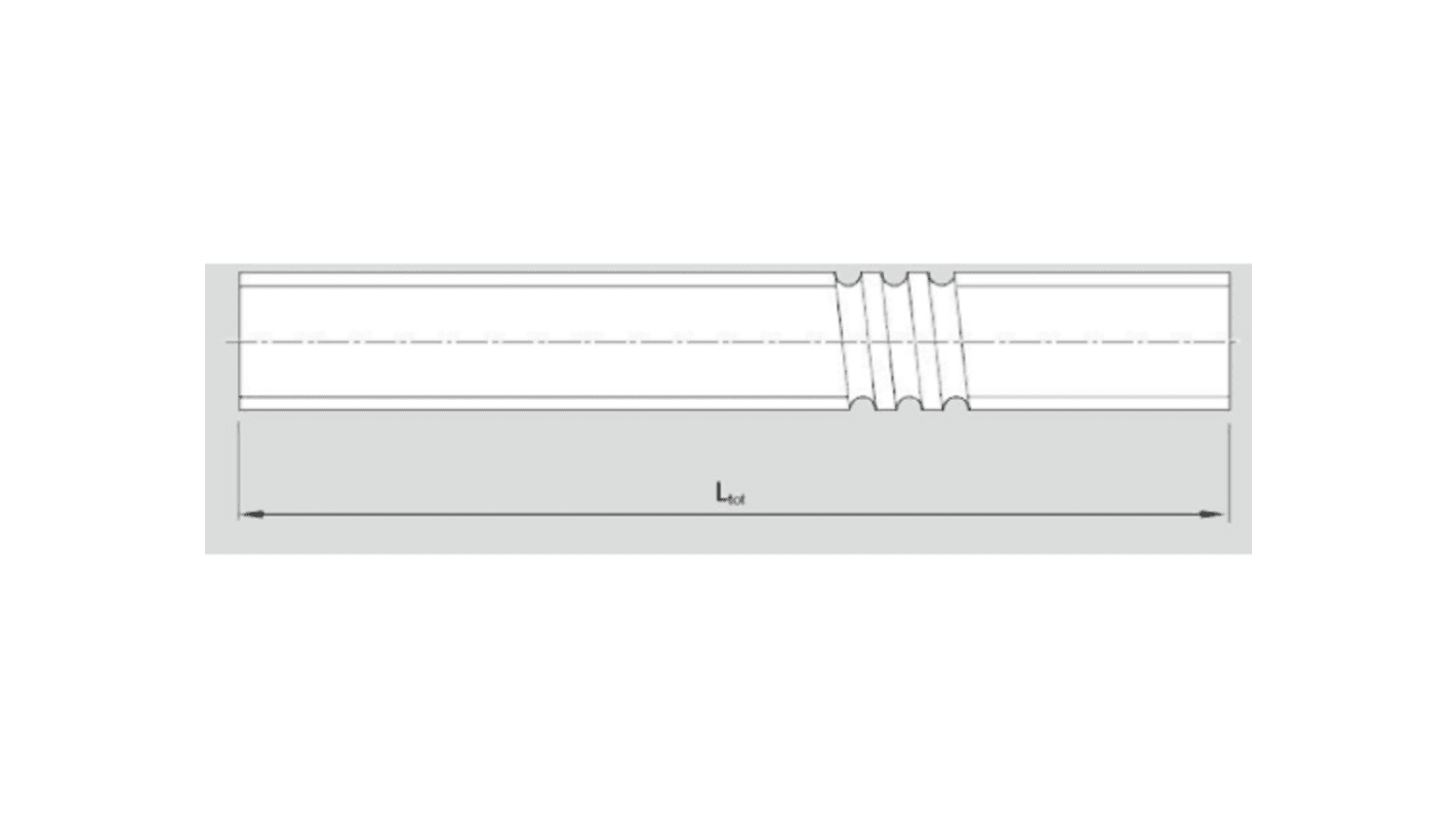 Śruba walcowa, 16mm Shaft Diameter , 1500mm Shaft Length Bosch Rexroth