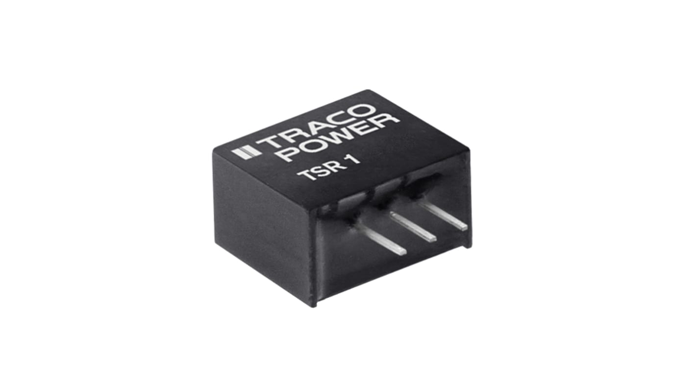 Regolatore switching TRACOPOWER, ingresso 4.75 → 36V cc, uscita 3.3V cc, 1A, 3.3W