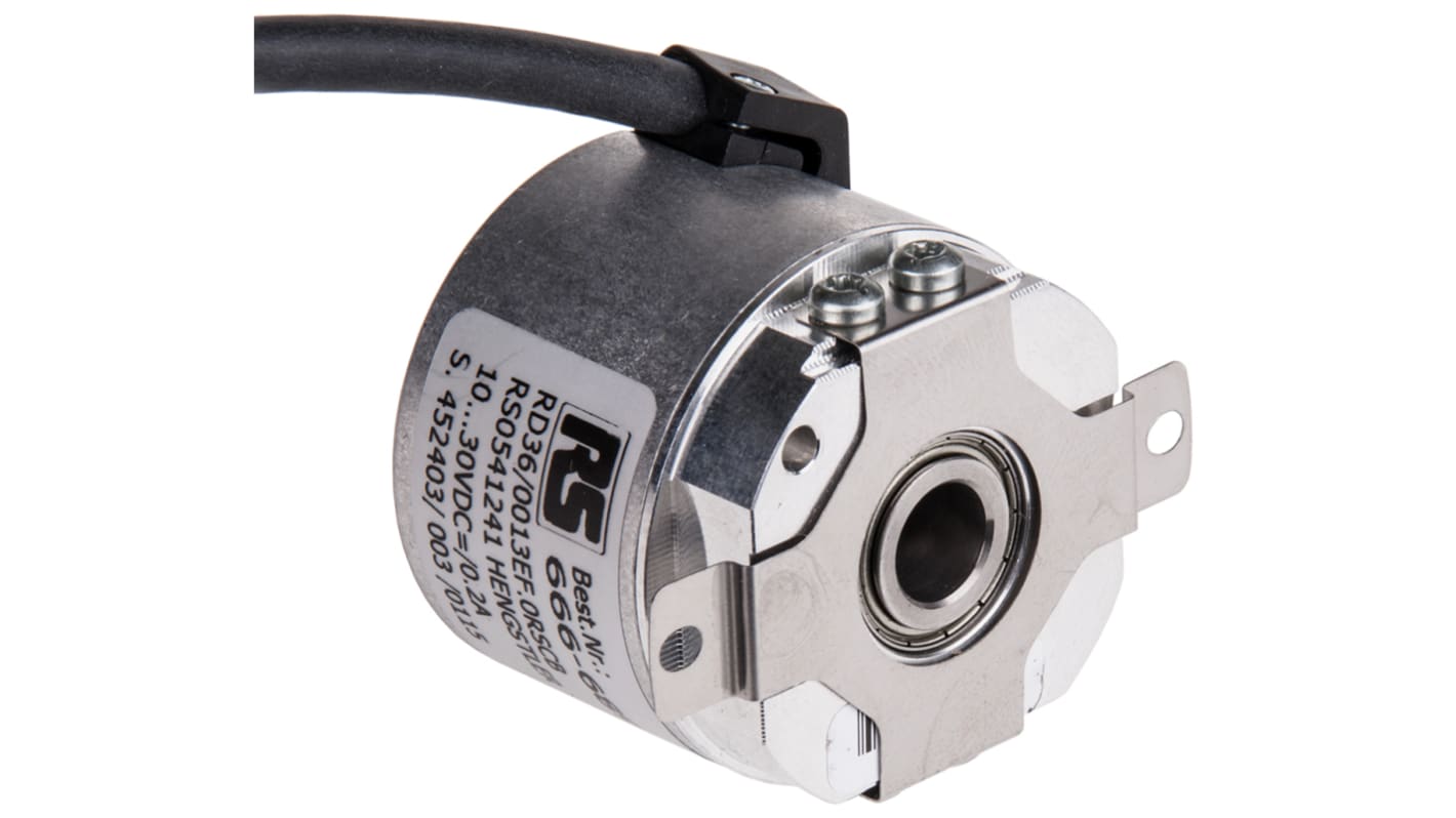 Hengstler AD36 Series Absolute Absolute Encoder, 2048 ppr, Gray, SSI Signal, Hollow Type, 8mm Shaft