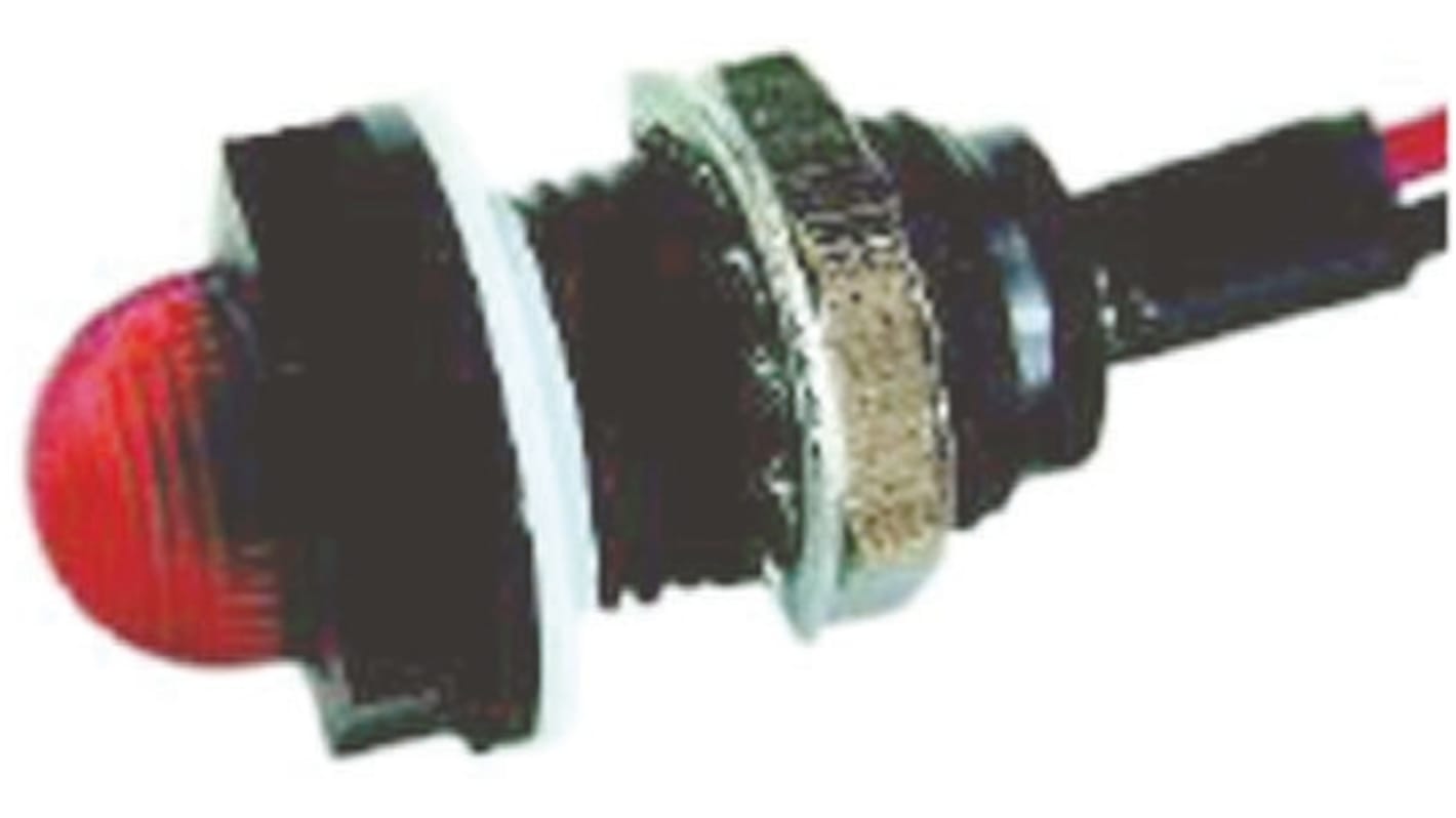 Marl パイロットランプ, 3.4V dc, 緑, 実装ホールサイズ:8.5mm, 665-532-04-50