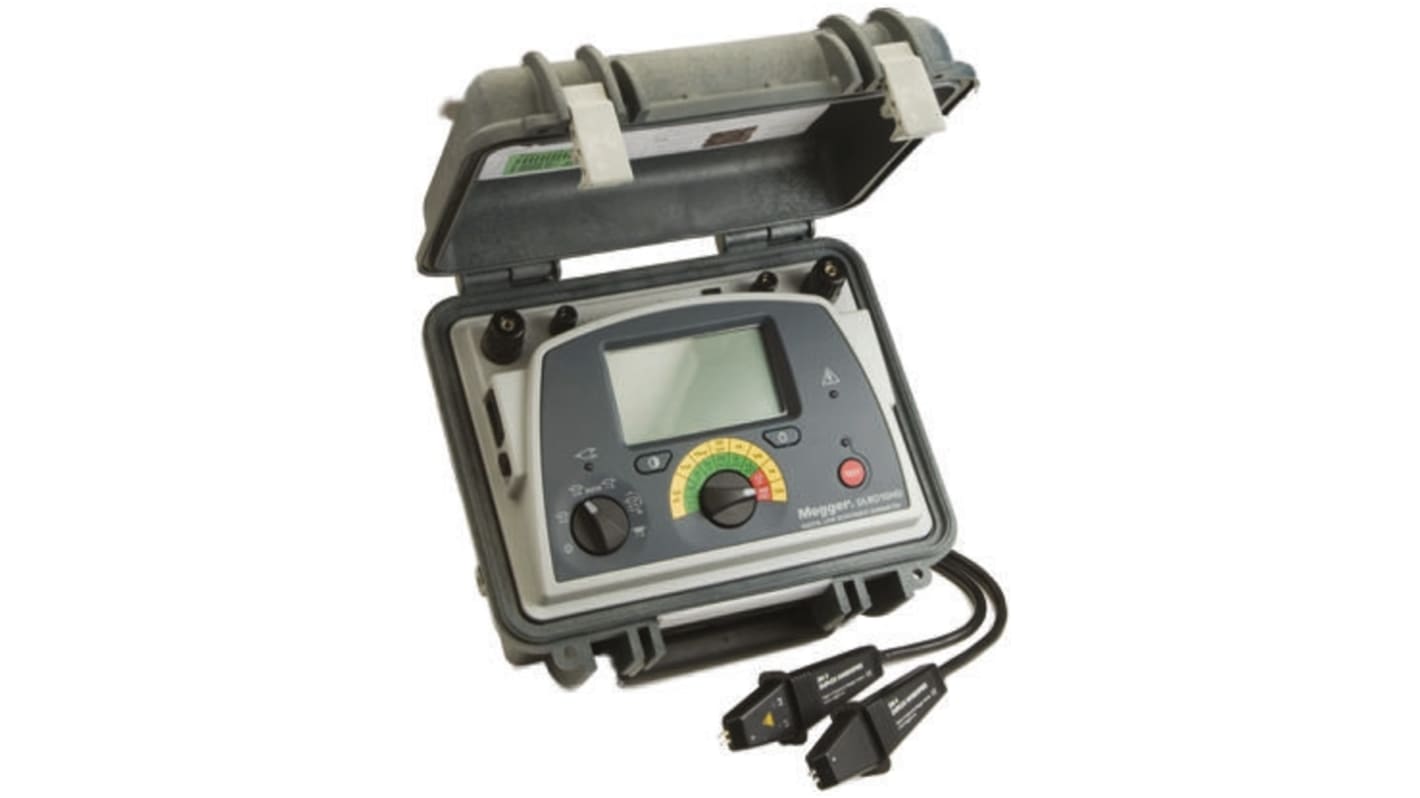 Megger DLRO10HD Handheld Ohmmeter, 2500 μΩ Max, 100nΩ Resolution, Low Resistance - RS Calibrated