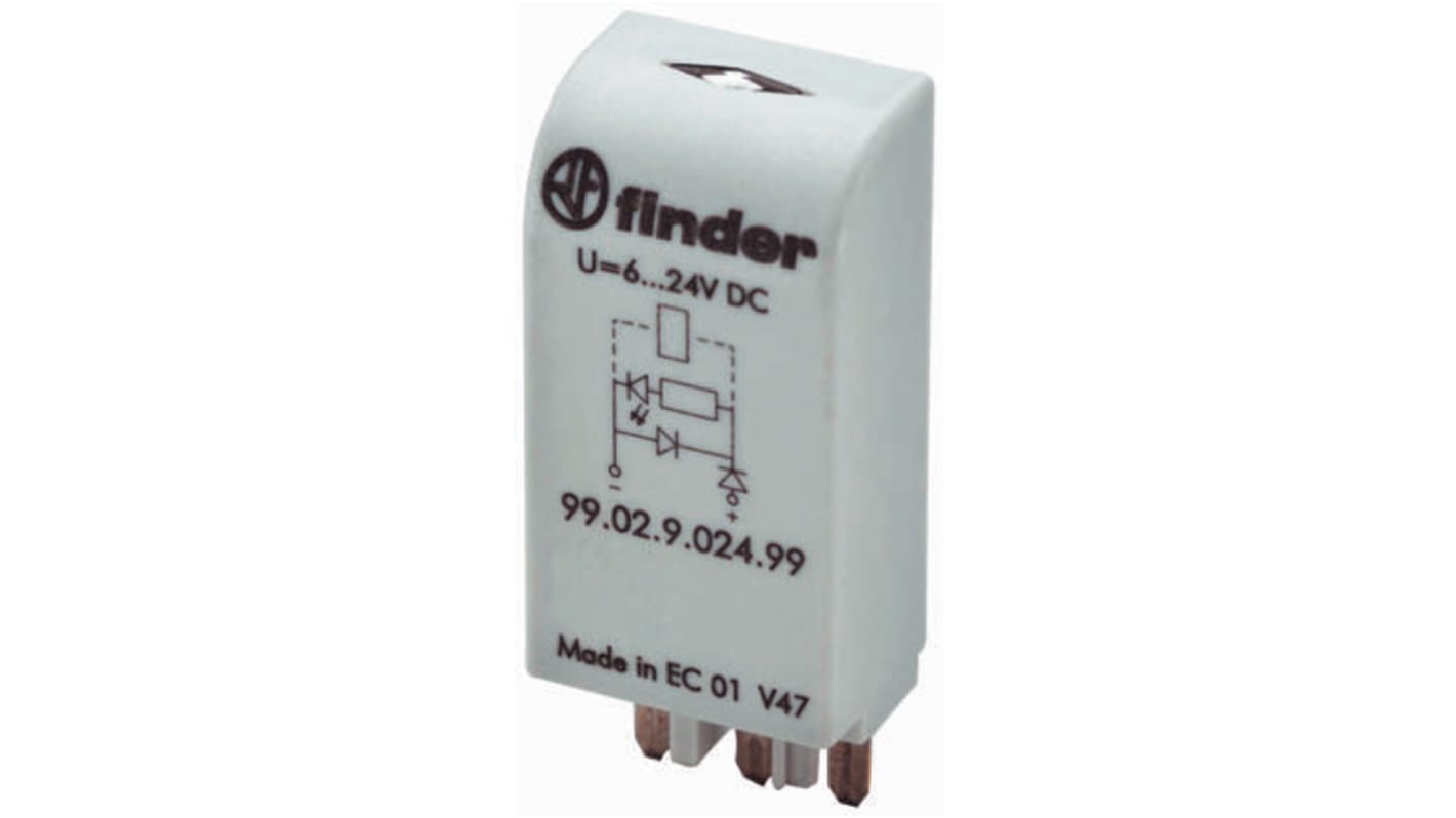 Módulo de función enchufable para Conector hembra 90.02, conector hembra 90.03, conector hembra 92.03, conector hembra