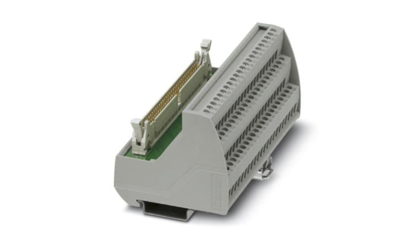 Phoenix Contact Schnittstellenmodul Flachbandkabel, Stecker, 64-polig, 60 V ac/dc, / 1A