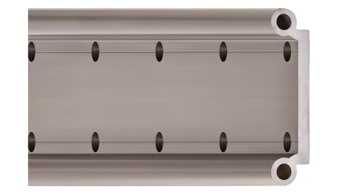 Guida lineare Igus, serie Largh., guida da 600mm x 74mm, in Alluminio anodizzato rigido, Acciaio inox