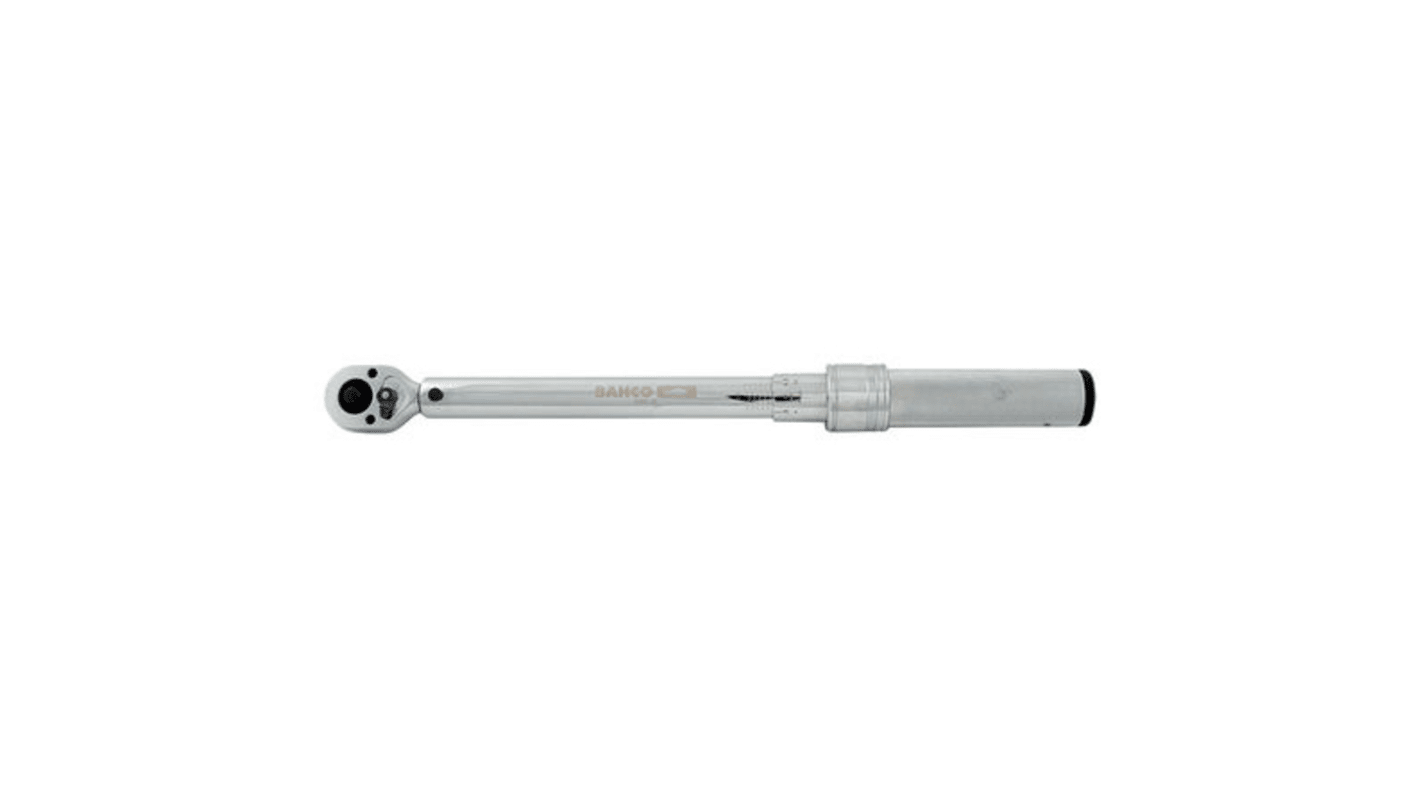 Bahco Click Torque Wrench, 60 → 300Nm, 1/2 in Drive, Square Drive