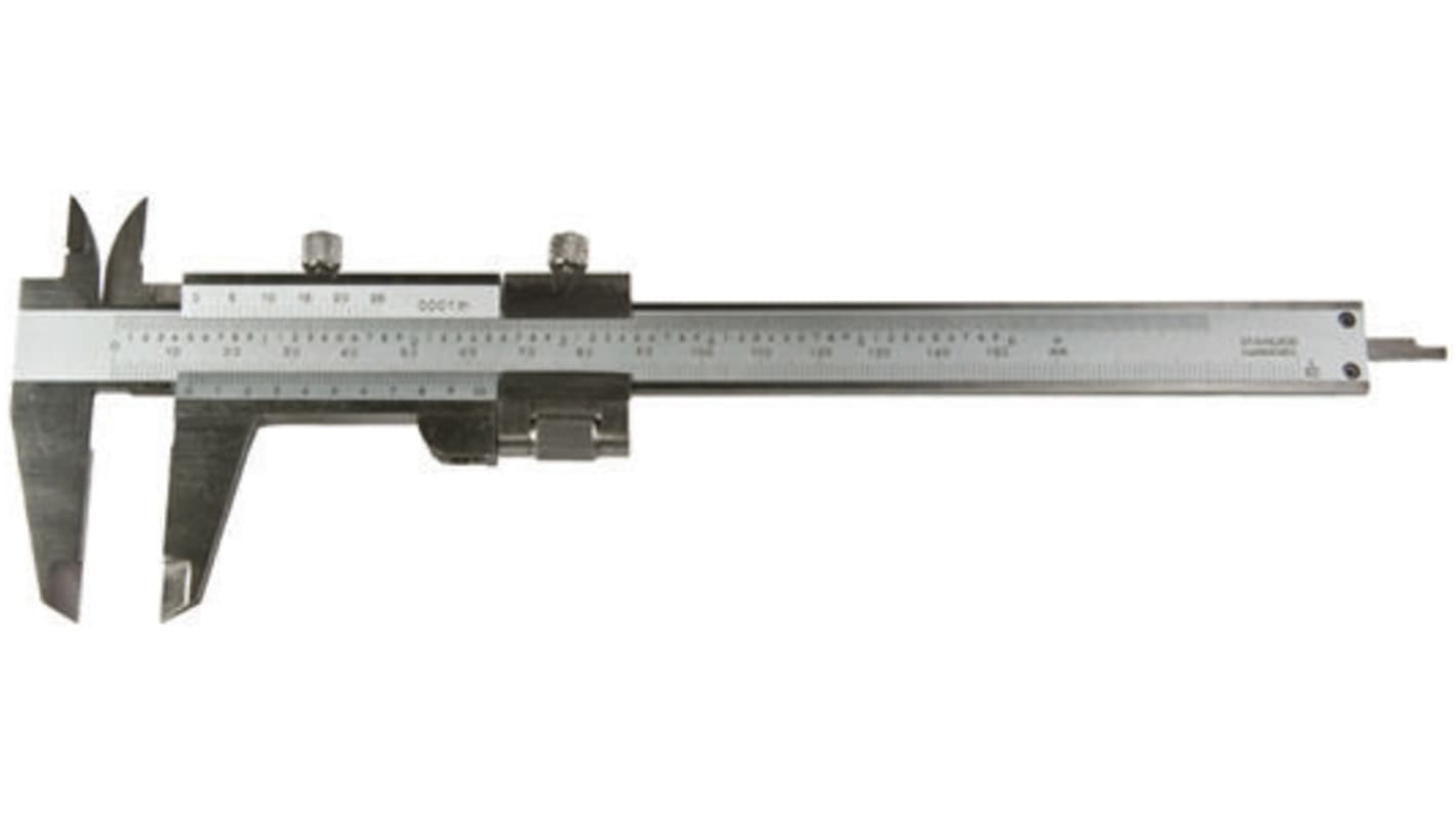 RS PRO 150mm Vernier Caliper Caliper 0.02 mm Resolution, Metric & Imperial