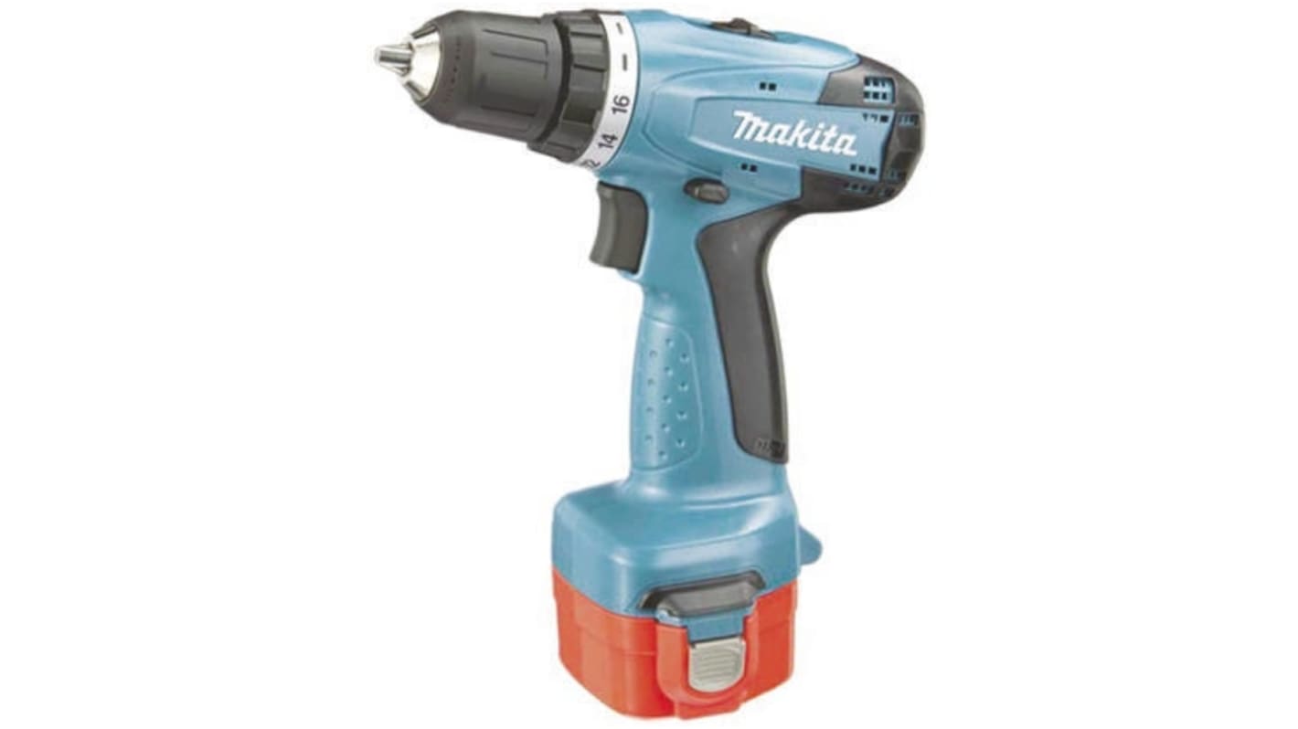 Makita DWPE Keyless 12V Cordless Drill Driver, Type G - British 3-Pin