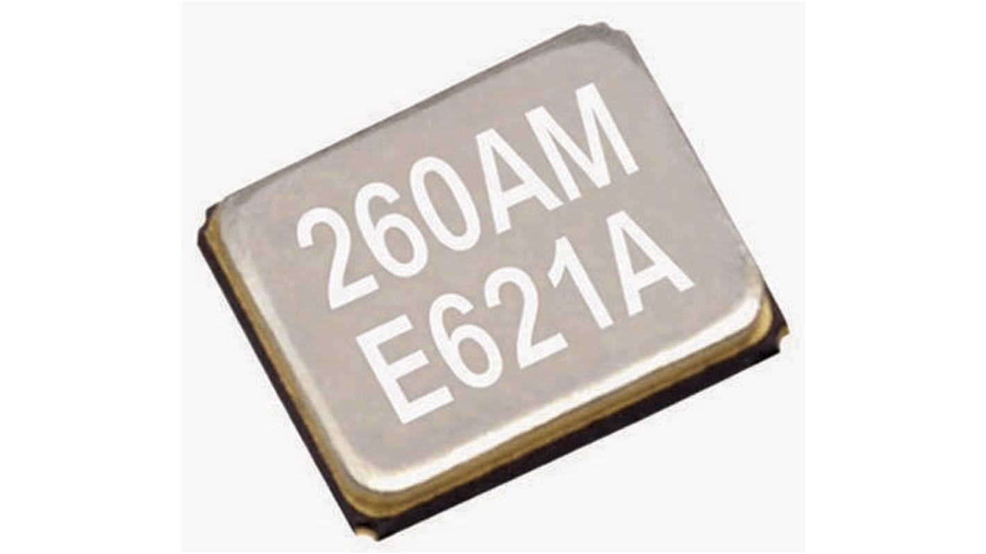 Epson 26MHz Crystal ±10 → ±30ppm SMD 4-Pin 2.5 x 2 x 0.55mm