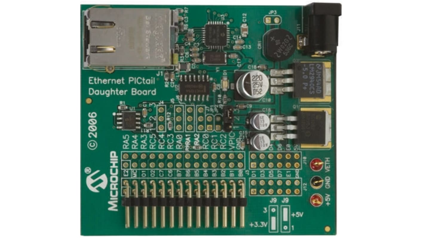 Microchip ENC28J60 開発キット AC164121