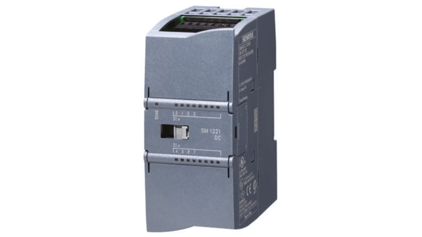 Siemens SIMATIC S7-1200 PLC I/O Module - 16 Inputs, 16 Outputs, 2 A Output Current, 24 V dc