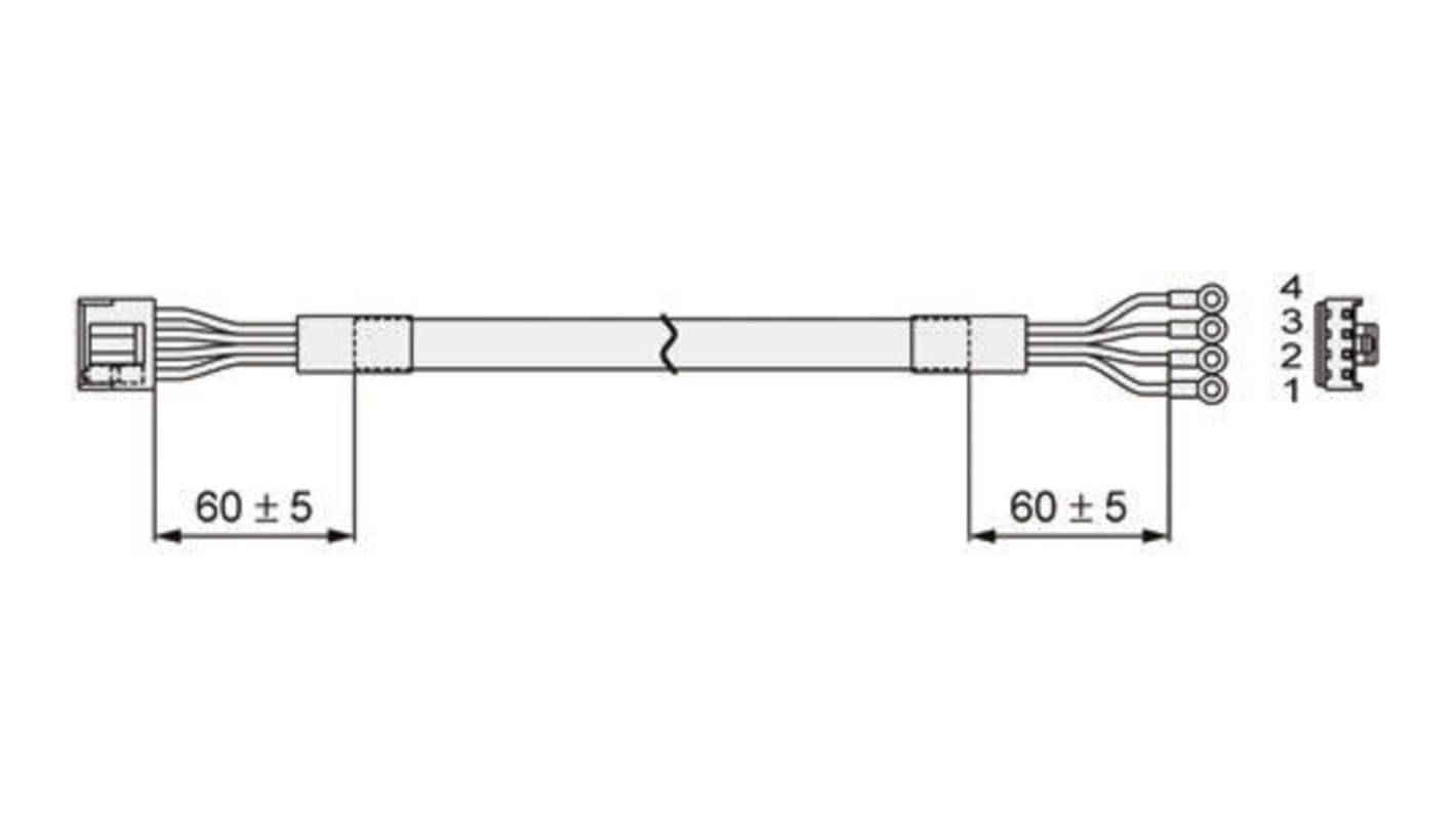 Cable SMC, long. 2m, para usar con Serie CN2