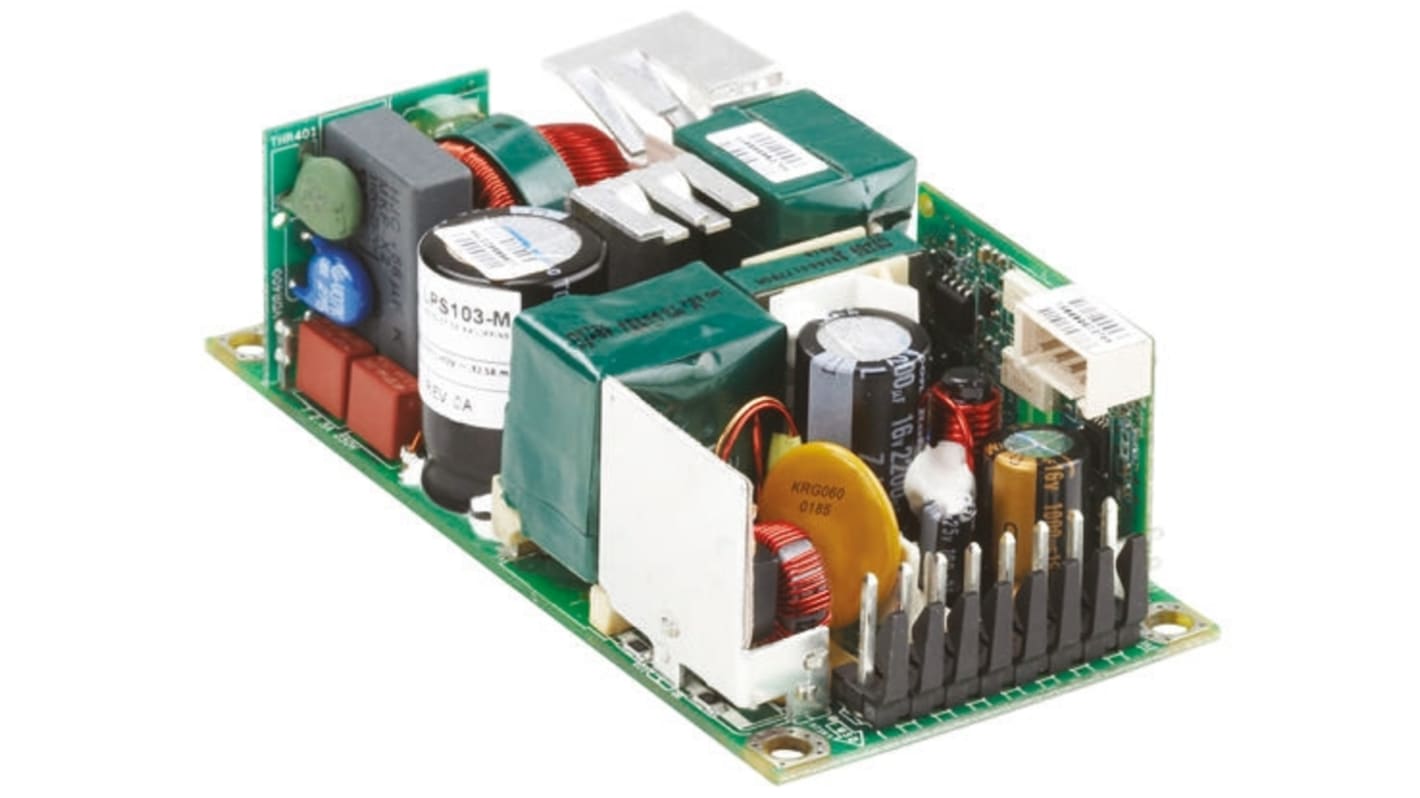 Fuente de alimentación conmutada Artesyn Embedded Technologies, 5V dc, 24A, 80W, 1 salida, para uso médico, Montaje en