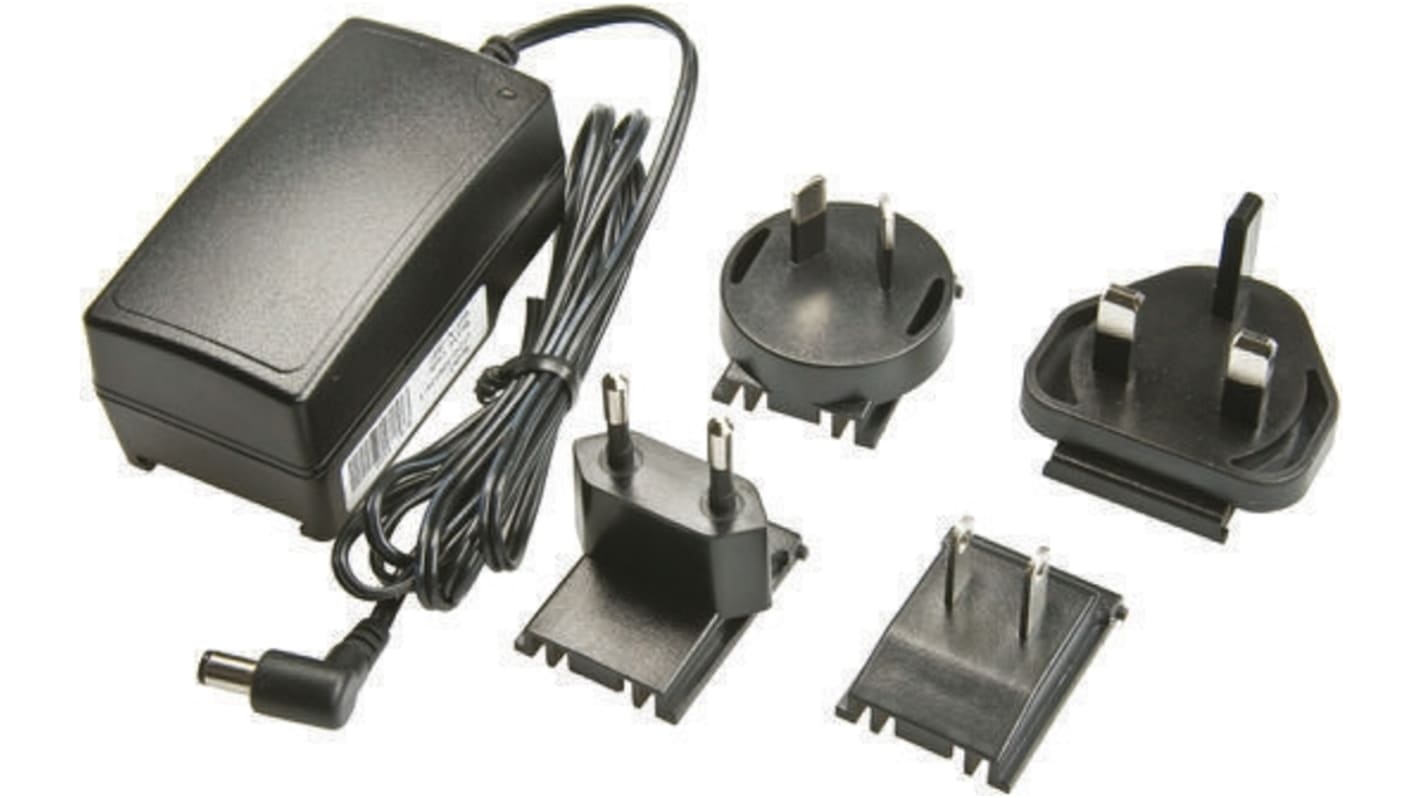 Hálózati adapter 18V dc 1 kimenetes AC/DC adapter, 1.67A, 30W, dugasz típusa: Ausztrál/kínai, európai típusú