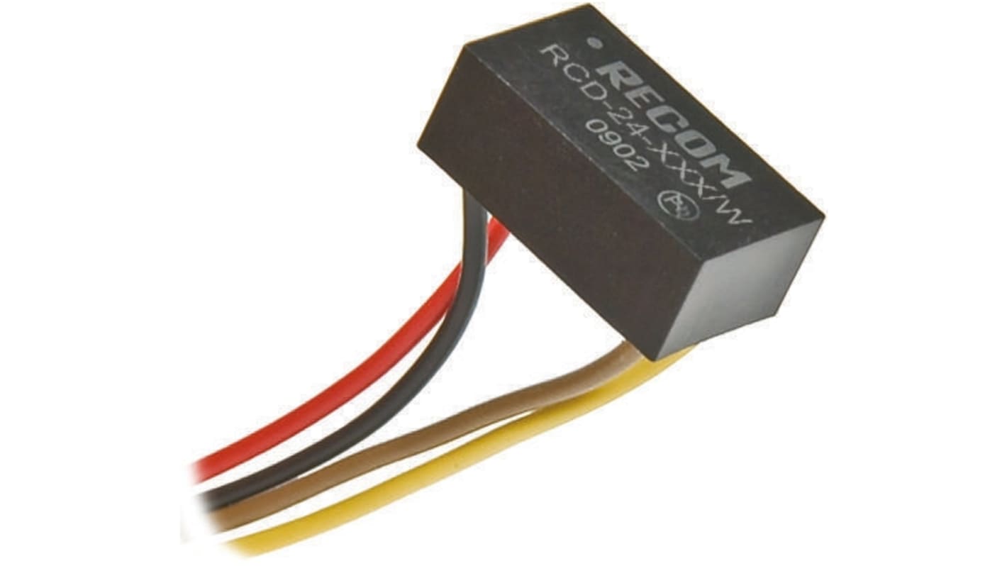 Driver LED corriente constante Recom RCD-24 de salidas, IN: 6→ 36 V cc, OUT: 3 → 31V dc, 1A, 31W,