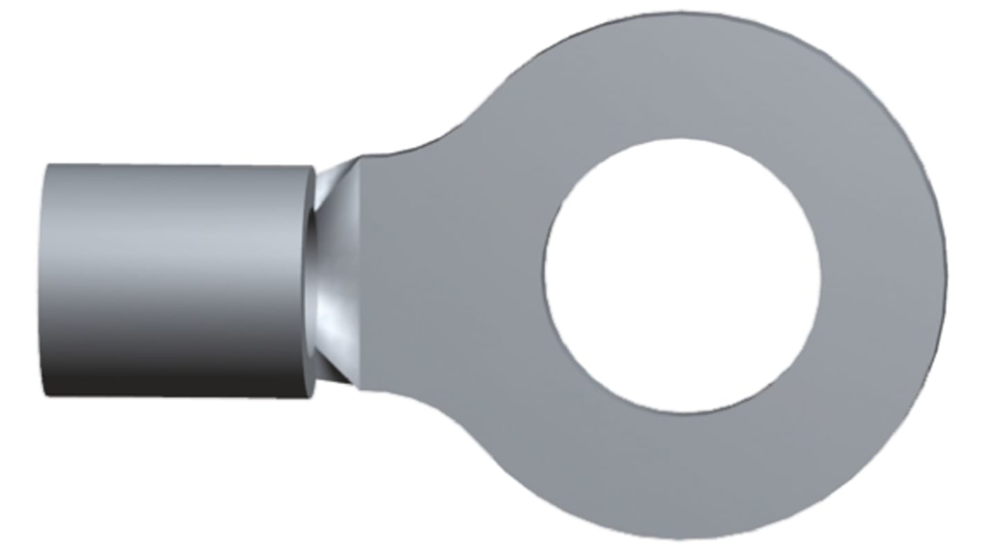 TE Connectivity, SOLISTRAND Uninsulated Ring Terminal, M6 Stud Size, 2.6mm² to 6.6mm² Wire Size