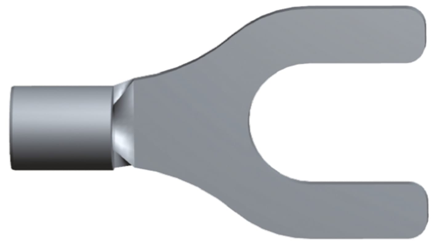 TE Connectivity, Solistrand Uninsulated Crimp Spade Connector, 0.26mm² to 1.65mm², 22AWG to 16AWG, M5 Stud Size