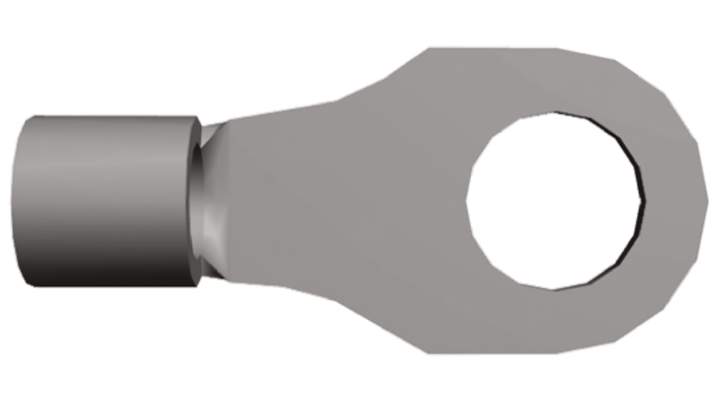 Terminal redondo aislado de Cobre TE Connectivity SOLISTRAND, Ø int. M12, sección máx. 26.7mm², 4AWG