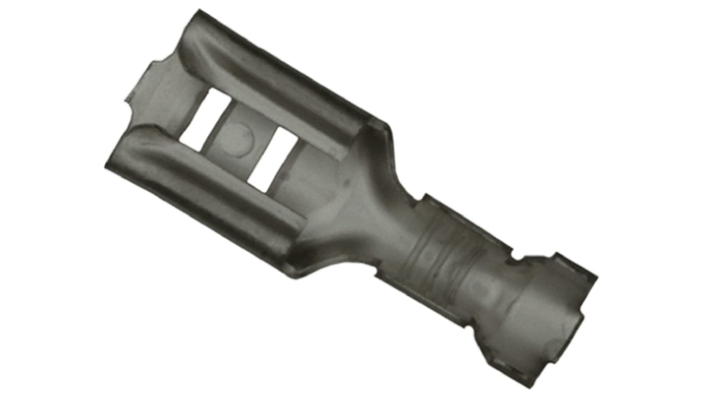 TE Connectivity FASTIN-FASTON .110 Uninsulated Female Spade Connector, Receptacle, 2.79 x 0.79mm Tab Size, 0.5mm² to