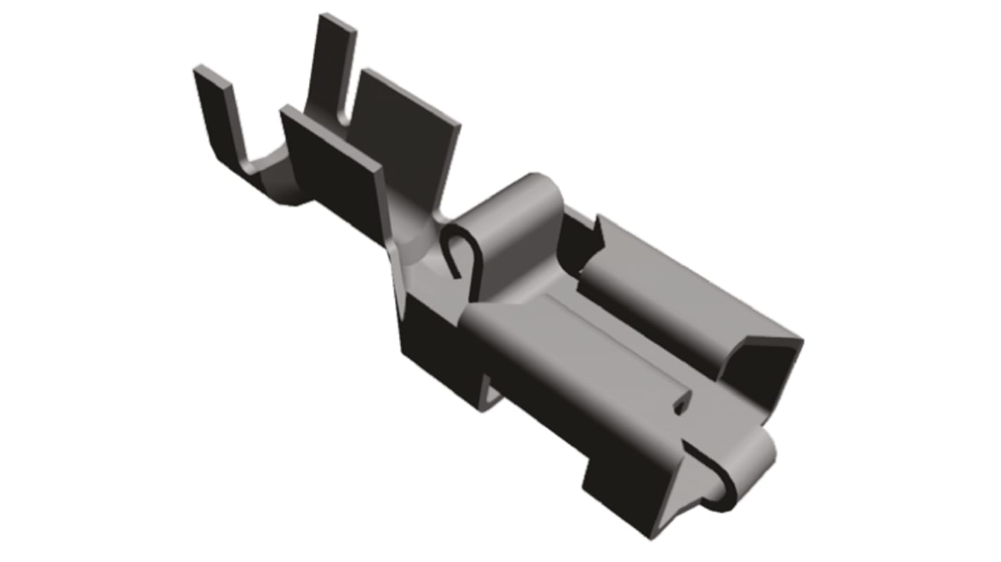 Konektor płaski Żeński 6.35 x 0.81mm długość 22.5mm Izolacja: Nieizolowane Cyna