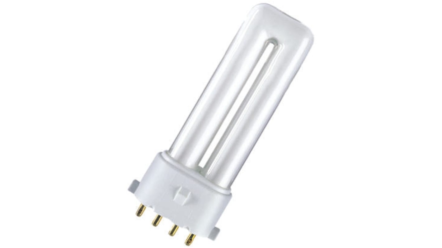 2G7 Twin Tube Shape CFL Bulb, 11 W, 2700K, Extra Warm White Colour Tone