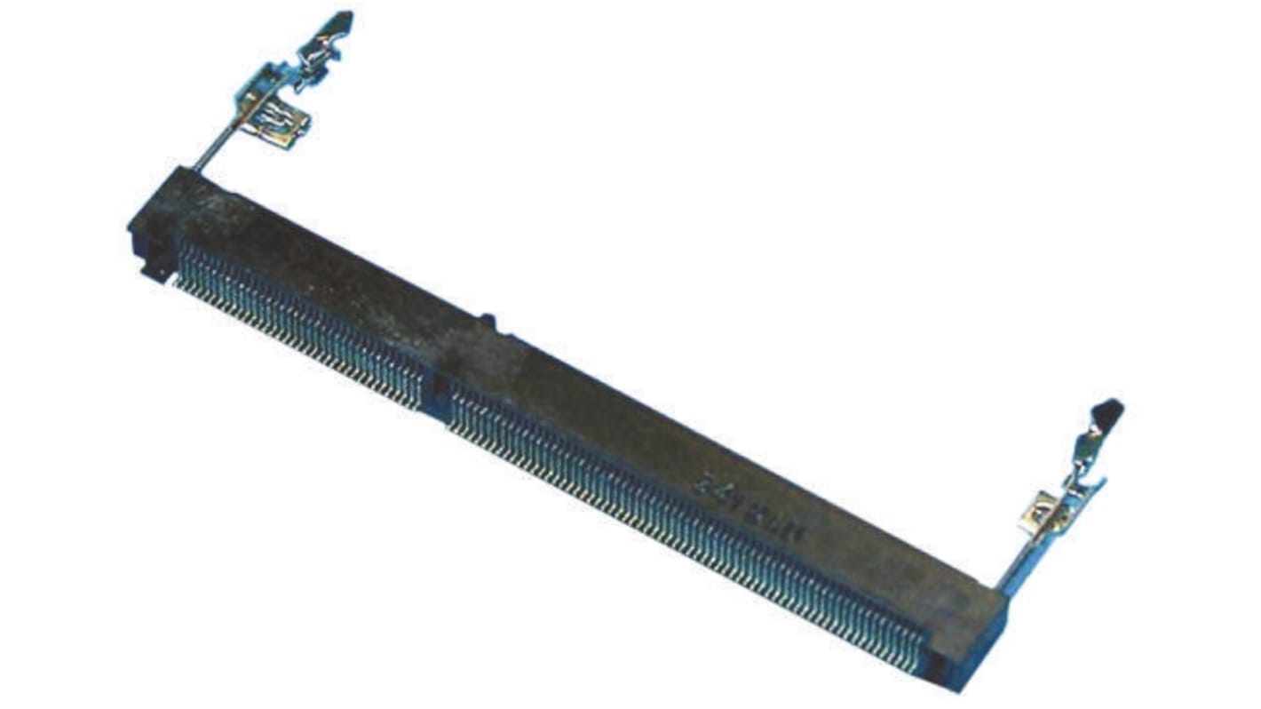 TE Connectivity DIMM aljzat, távolság: 0.6mm, 204 érintkezős, Derékszögű, Felületszerelt, DDR3, 1,5 V