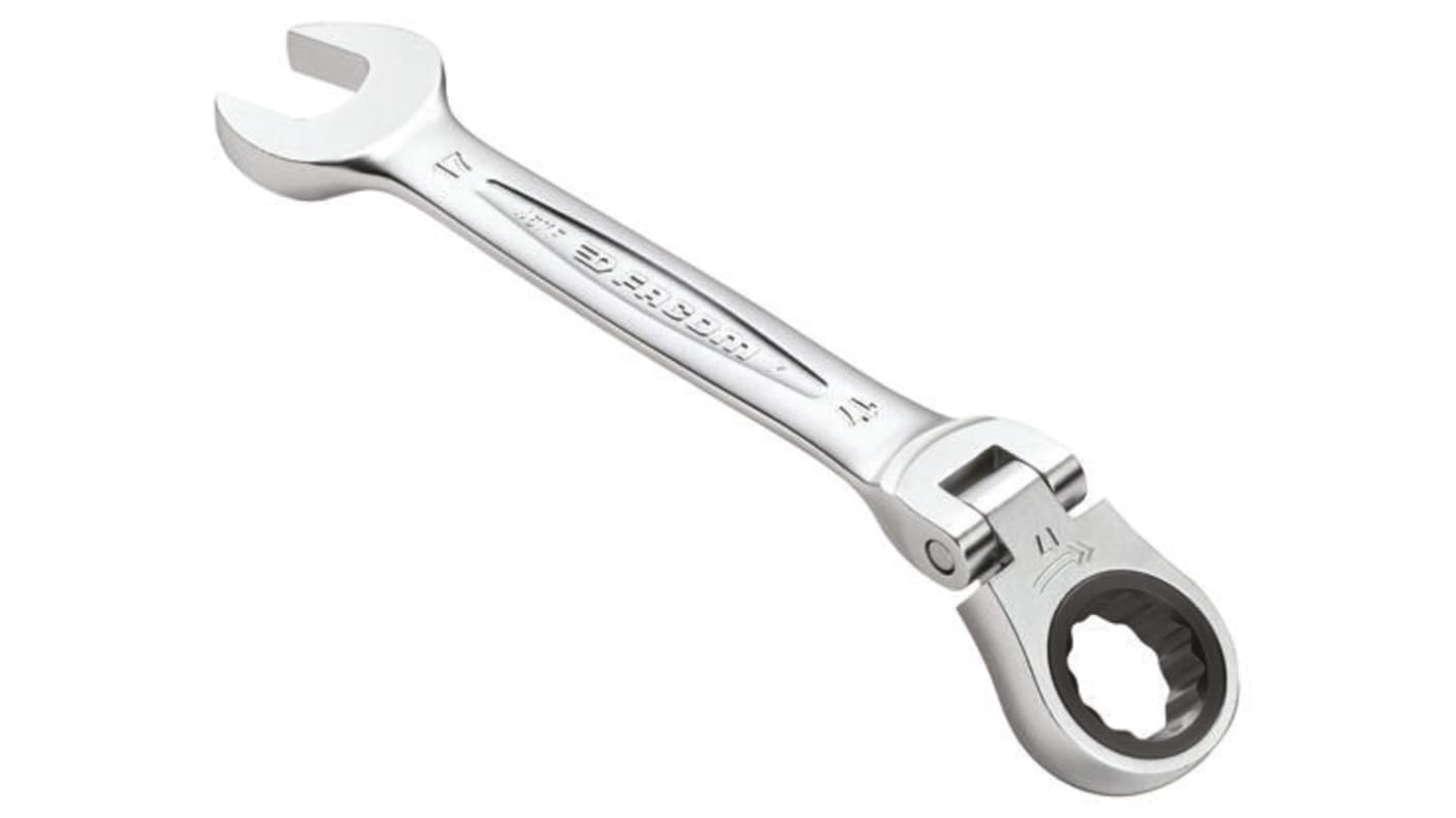 Facom Combination Ratchet Spanner, 16mm, Metric, Double Ended, 179 mm Overall