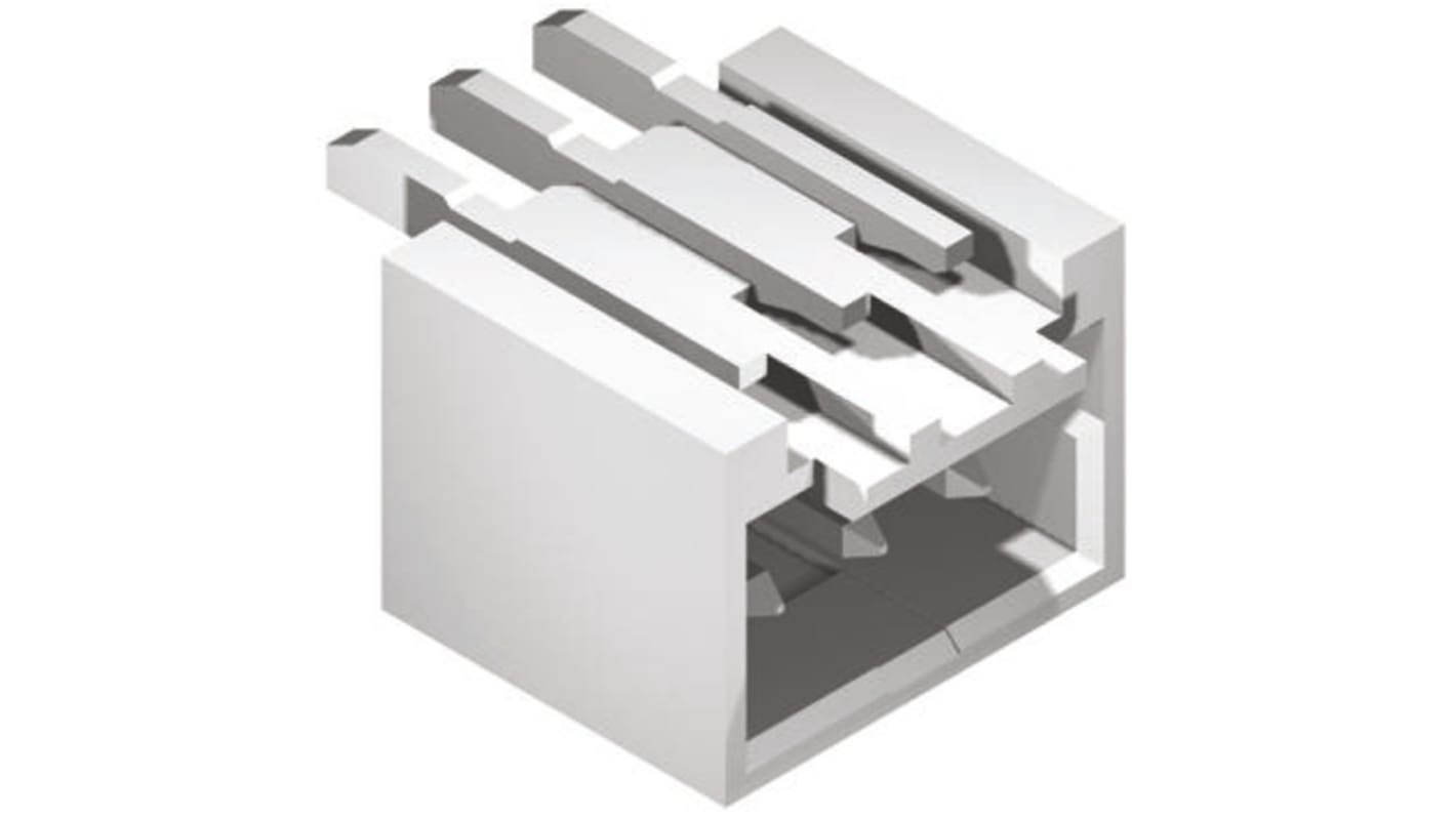 Molex Pico-SPOX Series Right Angle Surface Mount PCB Header, 3 Contact(s), 1.5mm Pitch, 1 Row(s), Shrouded