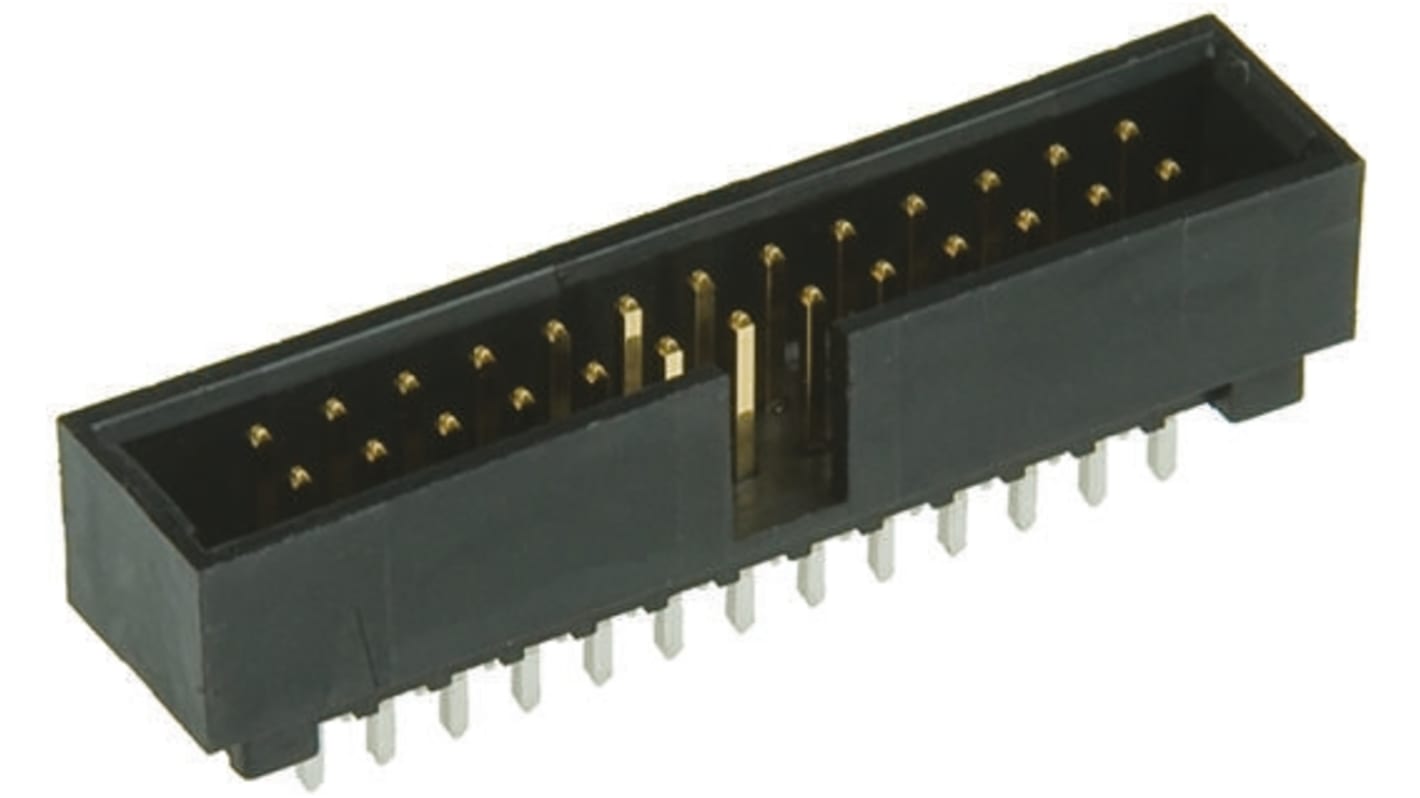 Molex C-Grid Series Straight Through Hole PCB Header, 34 Contact(s), 2.54mm Pitch, 2 Row(s), Shrouded