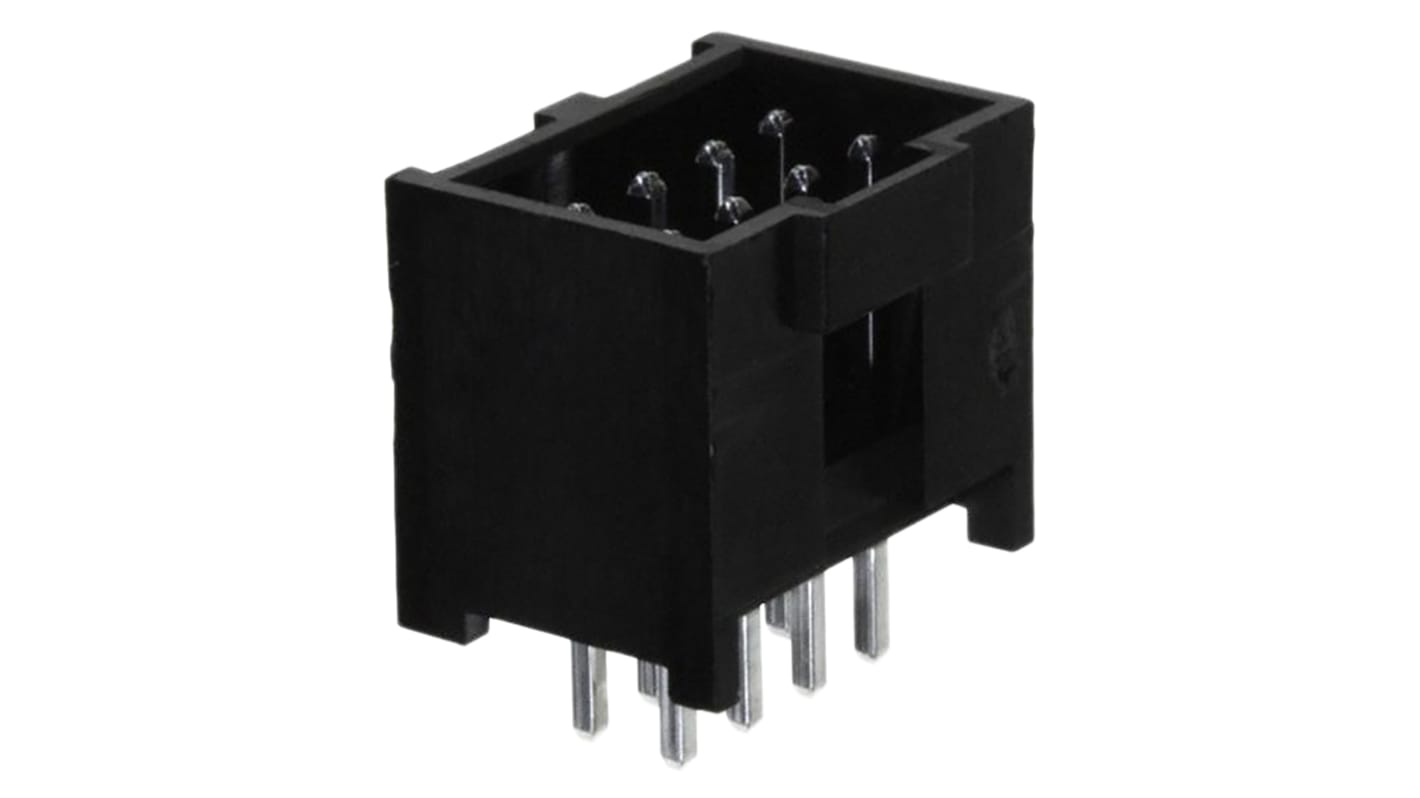 Molex C-Grid III Series Straight Through Hole PCB Header, 8 Contact(s), 2.54mm Pitch, 2 Row(s), Shrouded