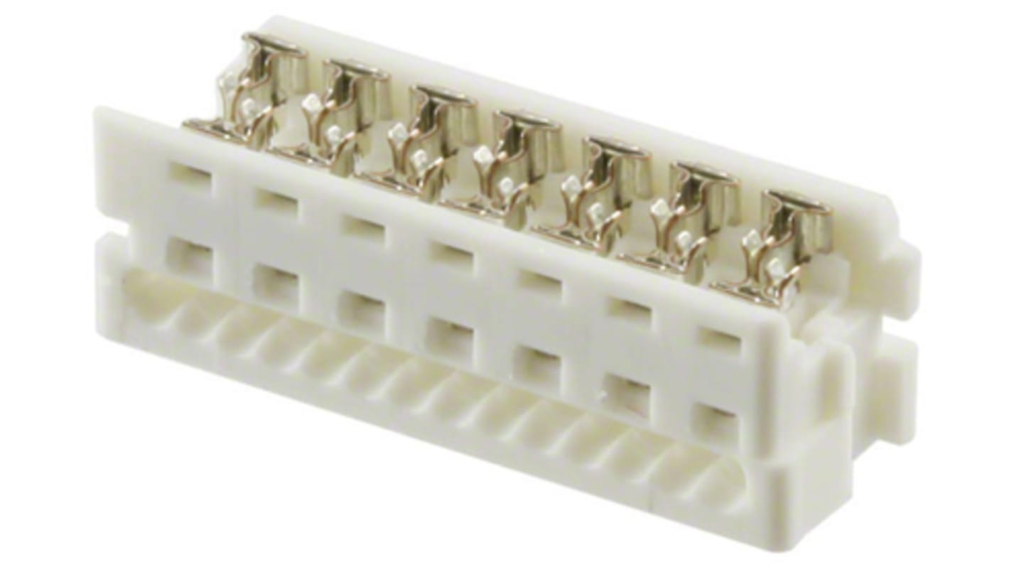 Molex 16-Way IDC Connector Socket for Cable Mount, 2-Row