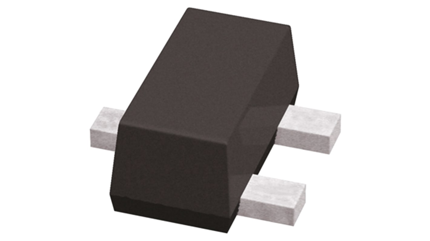 MOSFET onsemi FDY100PZ, VDSS 20 V, ID 350 mA, SOT-523 (SC-89) de 3 pines, , config. Simple