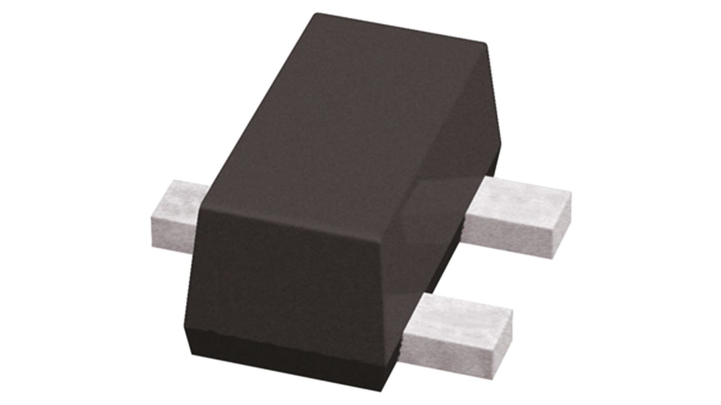 N-Channel MOSFET, 200 mA, 20 V, 3-Pin SOT-523 onsemi FDY301NZ