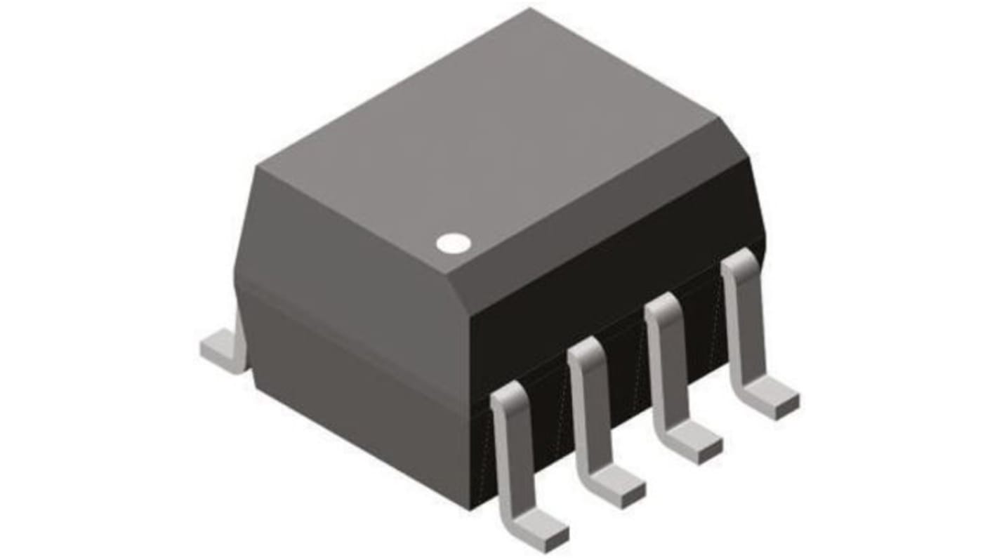 Optoacoplador onsemi de 2 canales, Vf= 1.3V, Viso= 2,5 kVrms, IN. DC, OUT. Darlington, mont. superficial, encapsulado