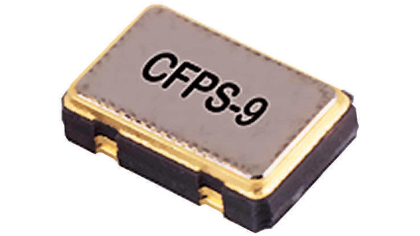 IQD Quarzoszillator, 4MHz, ±50ppm, HCMOS, SMD, 5 x 3,2 mm, 4-Pin, Oberflächenmontage, 5.2 x 3.4 x 1.3mm