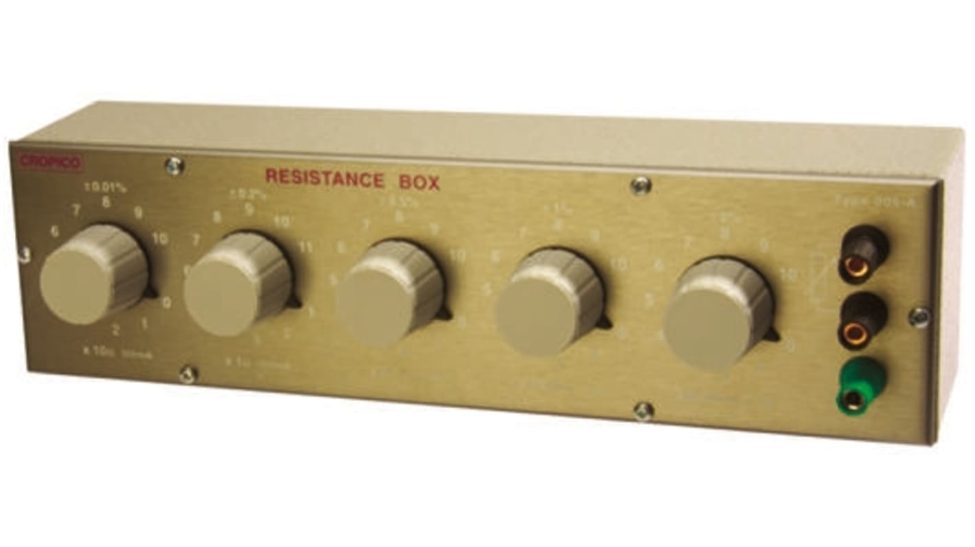 RBB5D Cropico Resistance Decade Box, Resistance Resolution 1Ω