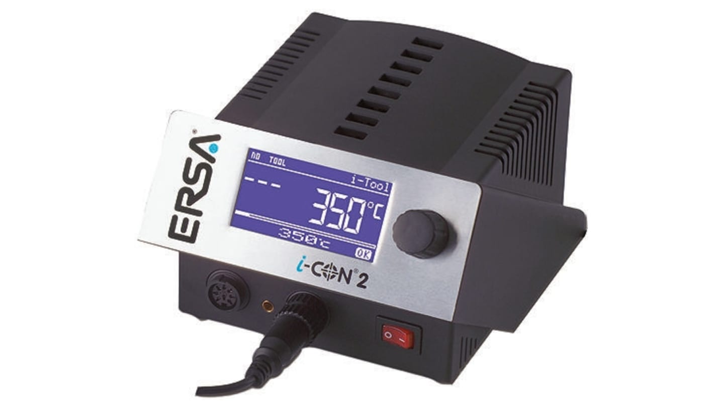 Ersa i-Con2 Lötstation, 2-Kanal LCD 120W / 230V, Typ F - Schuko