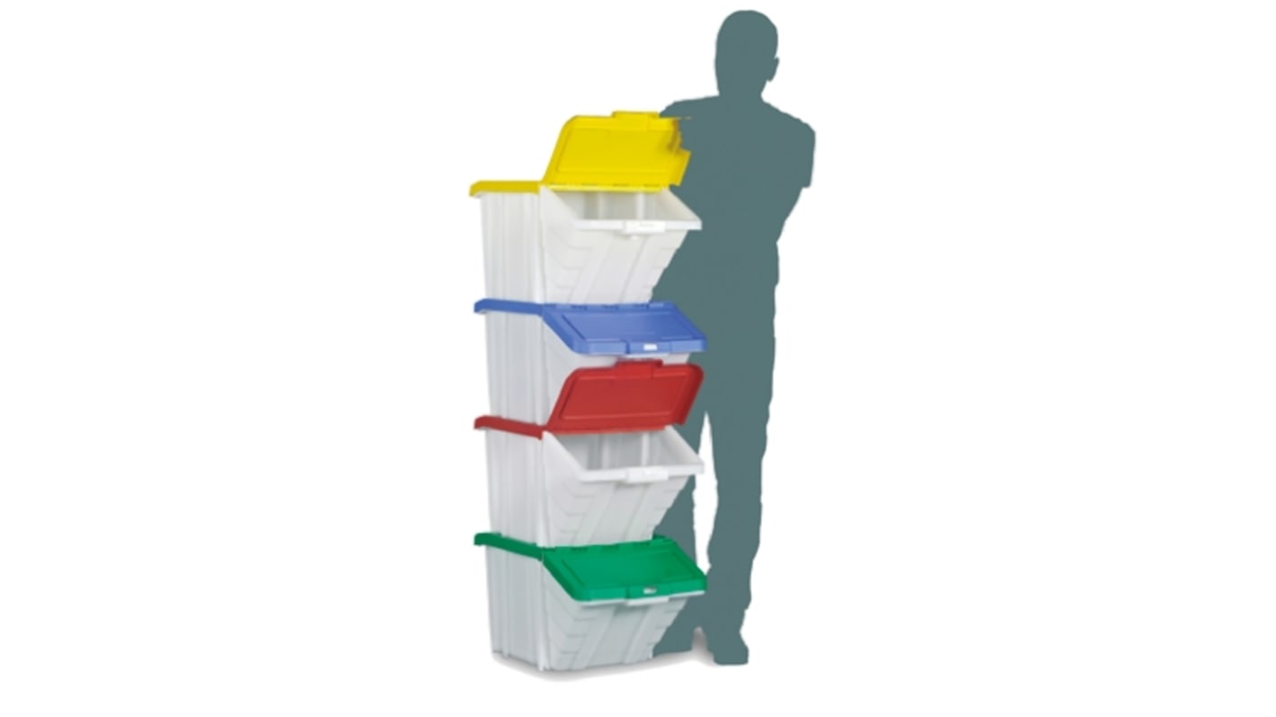 RS PRO Yellow Storage Box