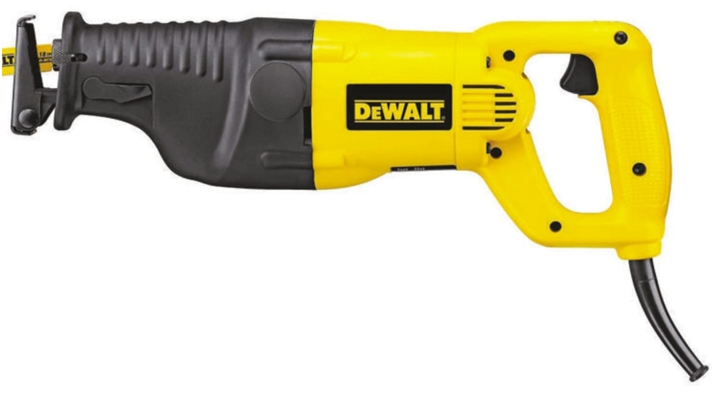 Seghetto alternativo elettrico Dewalt DW310KR-GB, corsa 28mm, 240V, spina UK