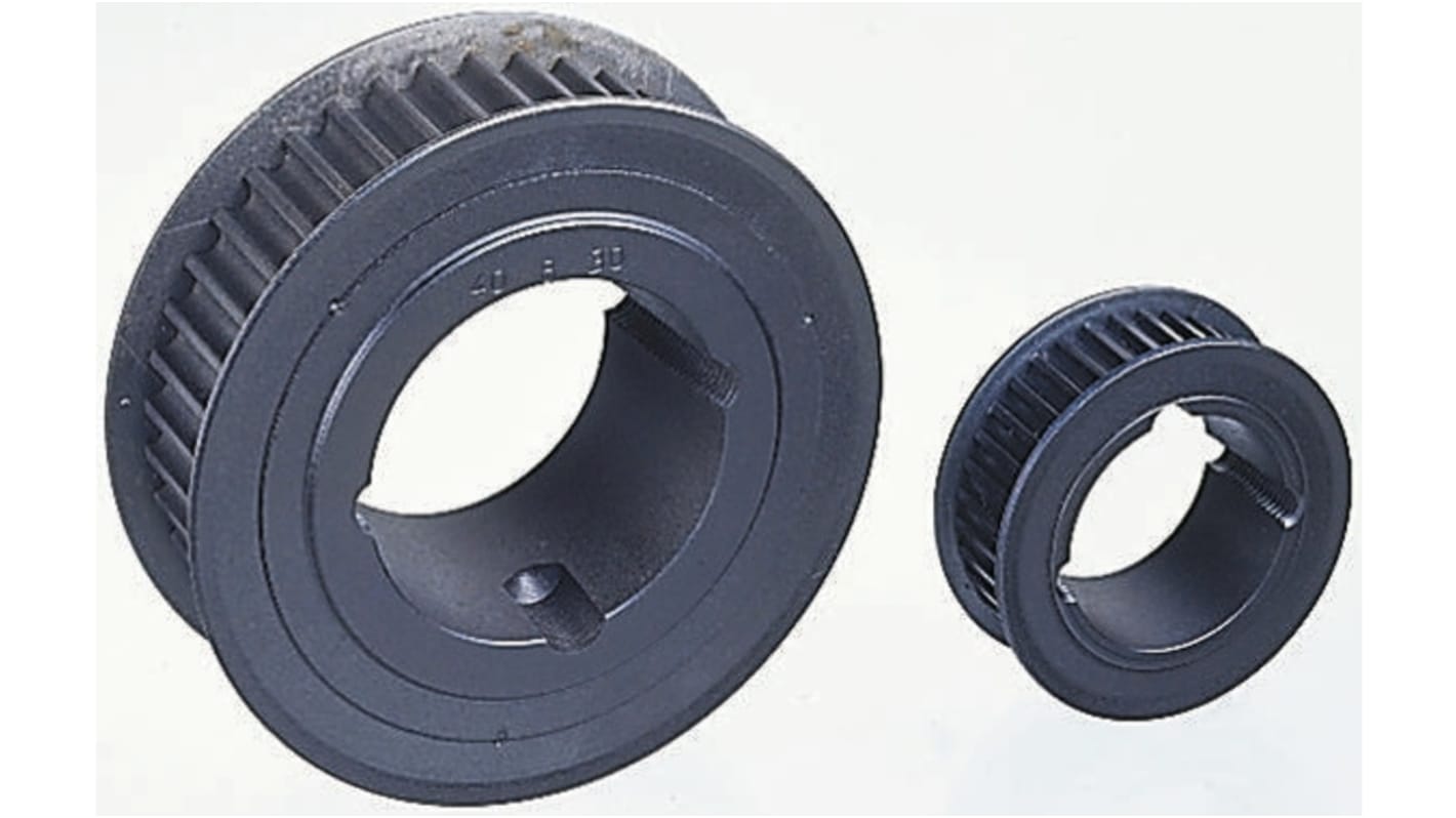 RS PRO Timing Belt Pulley, Cast Iron 22mm Belt Width x 5mm Pitch, 64 Tooth