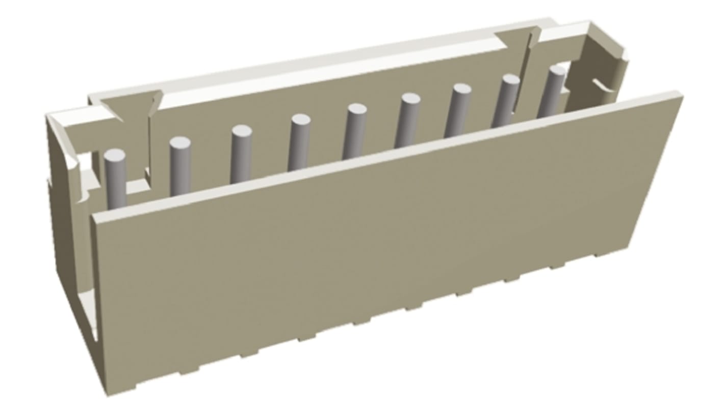 TE Connectivity AMP CT Leiterplatten-Stiftleiste Gerade, 9-polig / 1-reihig, Raster 2.0mm, Kabel-Platine,