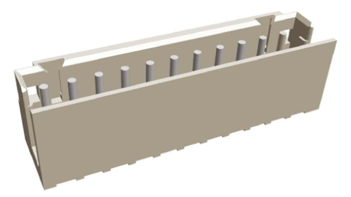 TE Connectivity AMP CT Series Straight Through Hole PCB Header, 11 Contact(s), 2.0mm Pitch, 1 Row(s), Shrouded