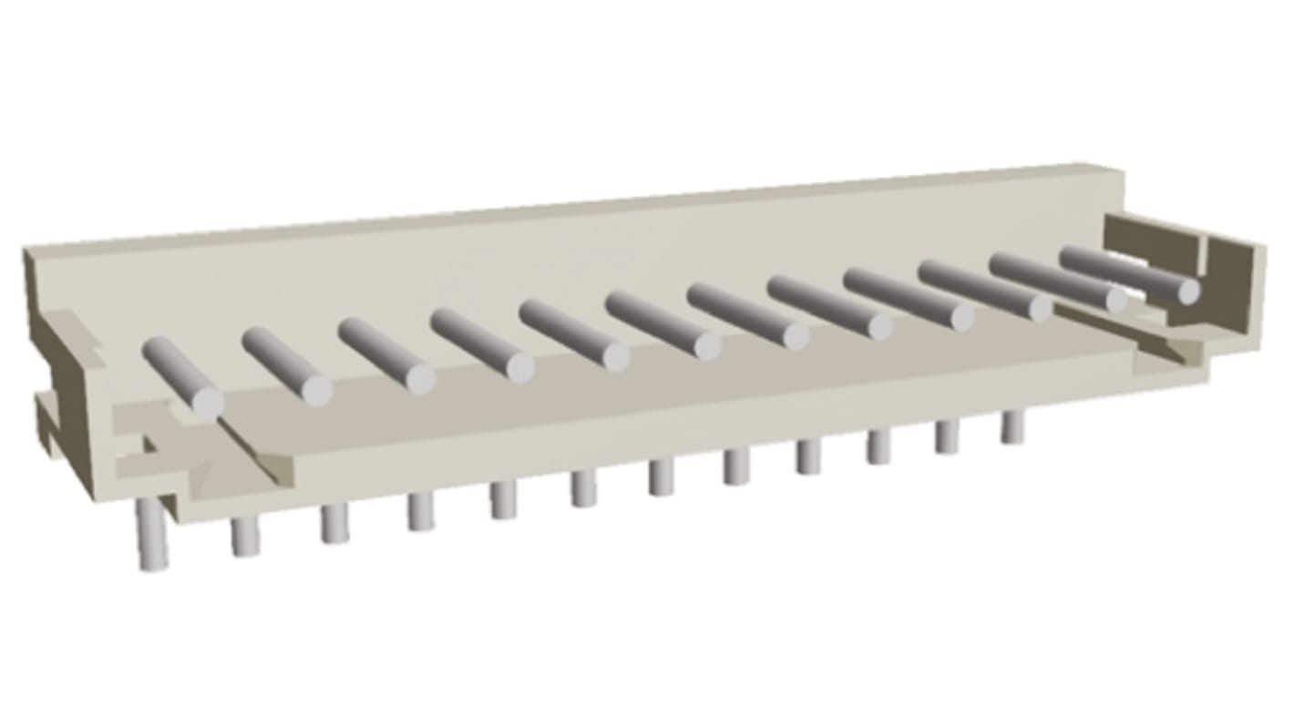 TE Connectivity AMP CT Series Right Angle Through Hole PCB Header, 12 Contact(s), 2.0mm Pitch, 1 Row(s), Shrouded