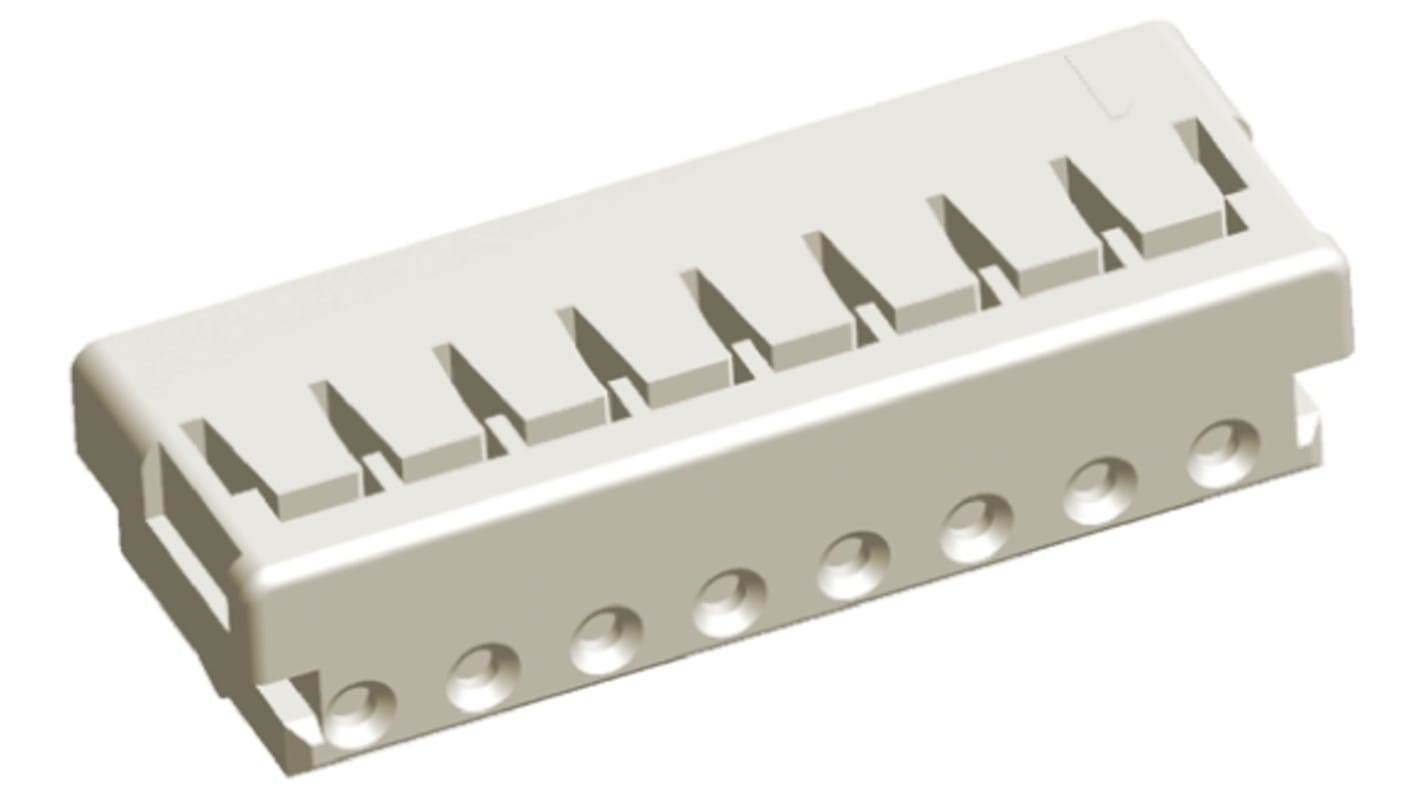 TE Connectivity AMP CT Steckverbindergehäuse Buchse 2mm, 8-polig / 1-reihig Gerade für Kabel-Platinen-Verbinder