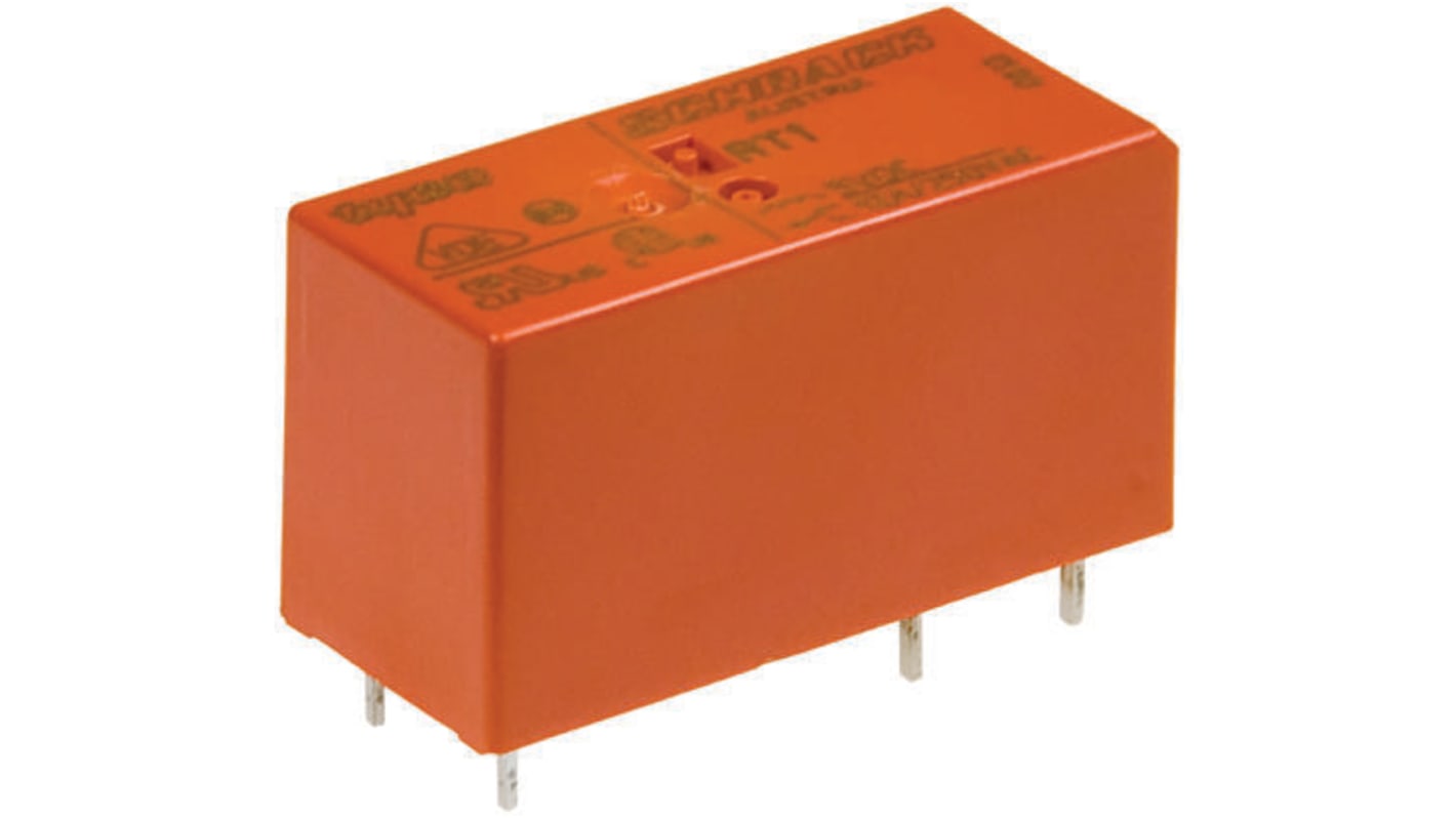 TE Connectivity PCB Mount Power Relay, 24V dc Coil, 12A Switching Current, SPDT